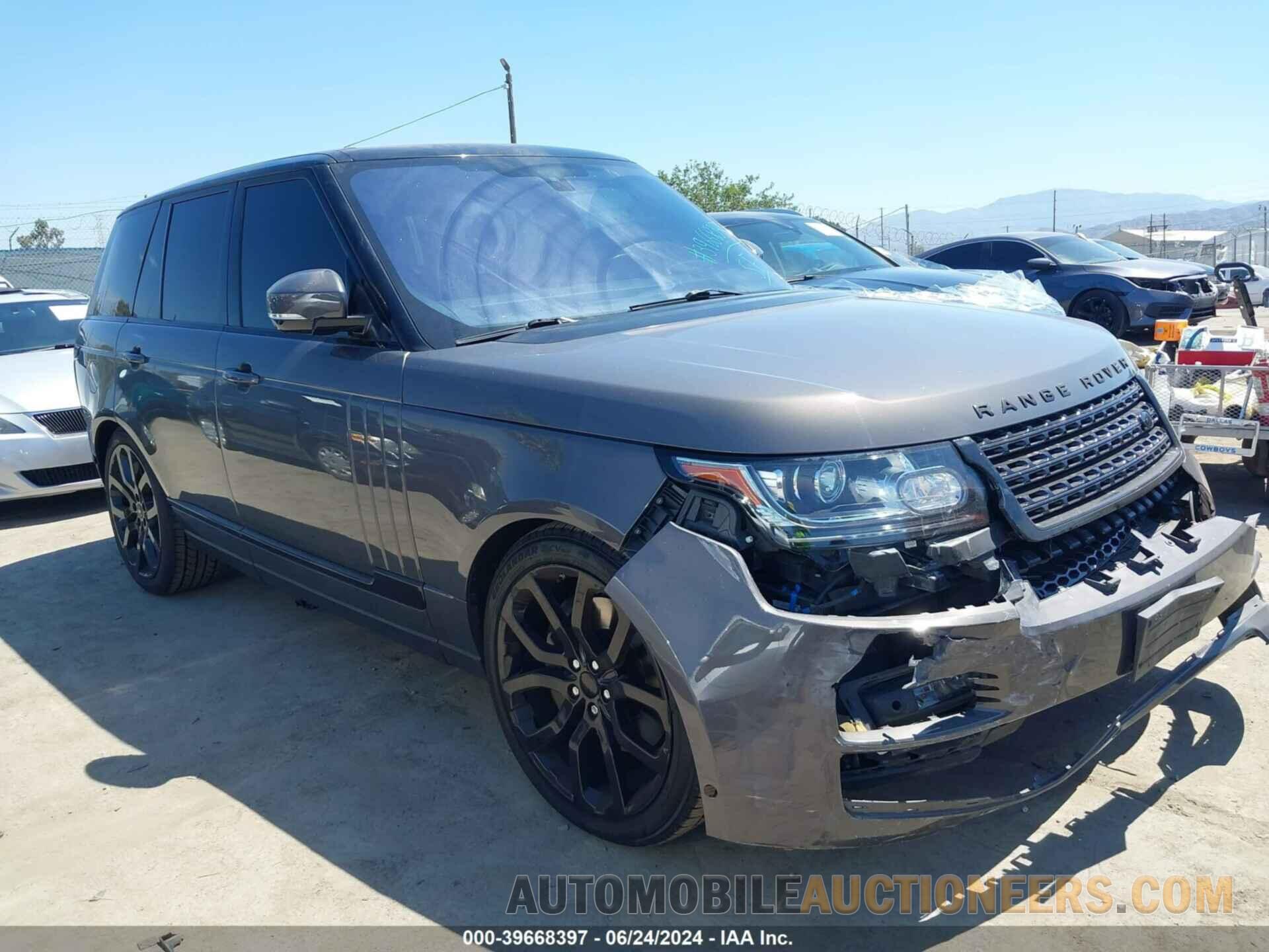 SALGS2EF4GA275711 LAND ROVER RANGE ROVER 2016