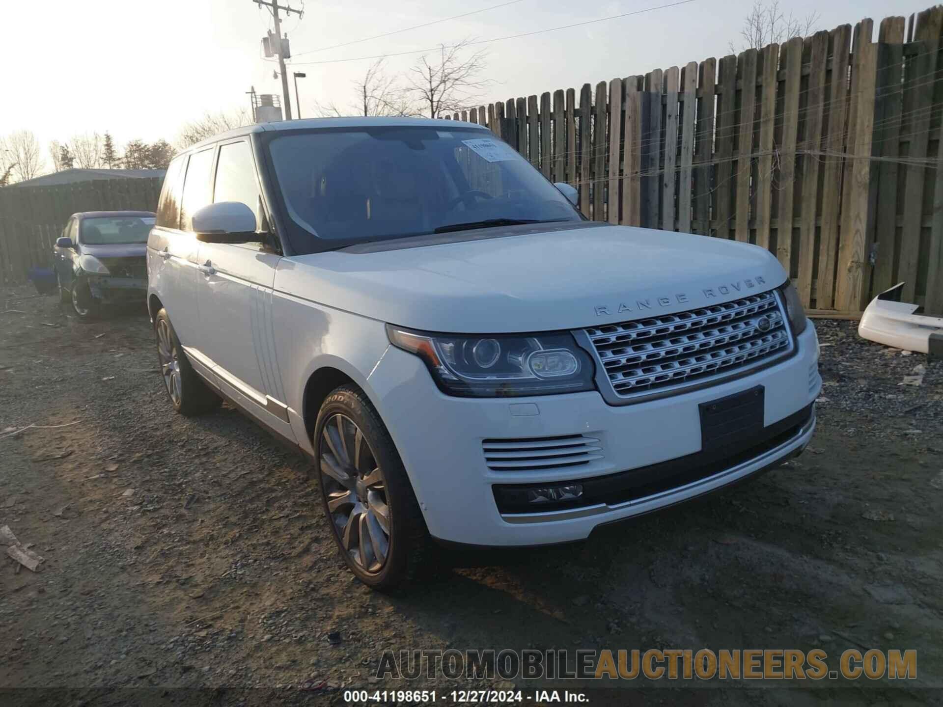 SALGS2EF4GA285056 LAND ROVER RANGE ROVER 2016