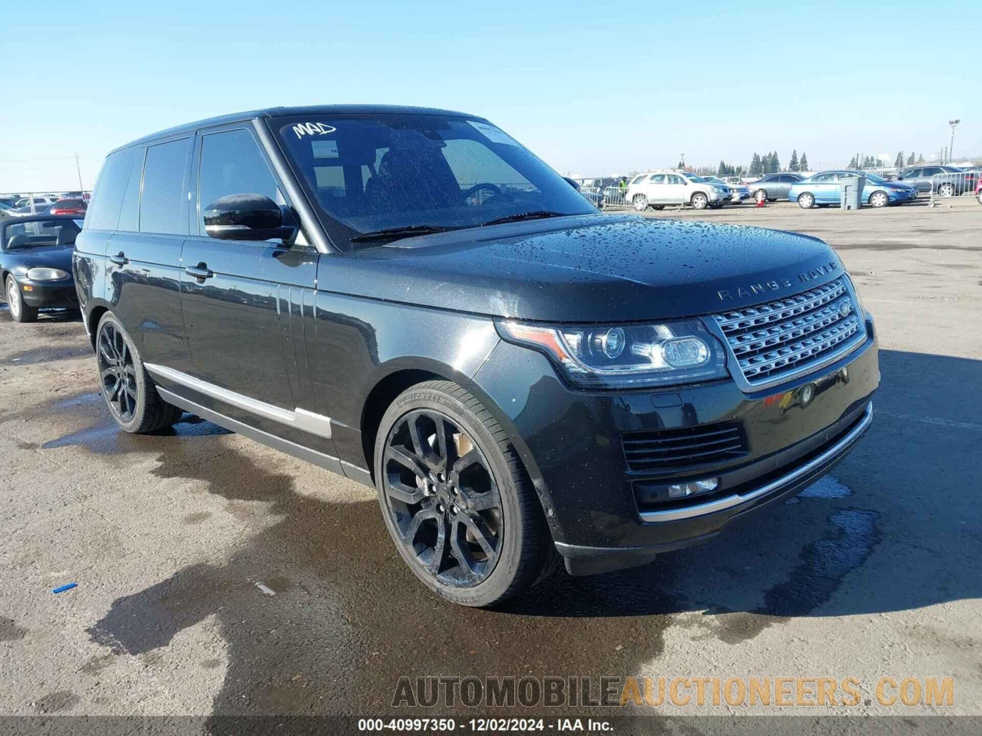 SALGS2EF6GA251992 LAND ROVER RANGE ROVER 2016