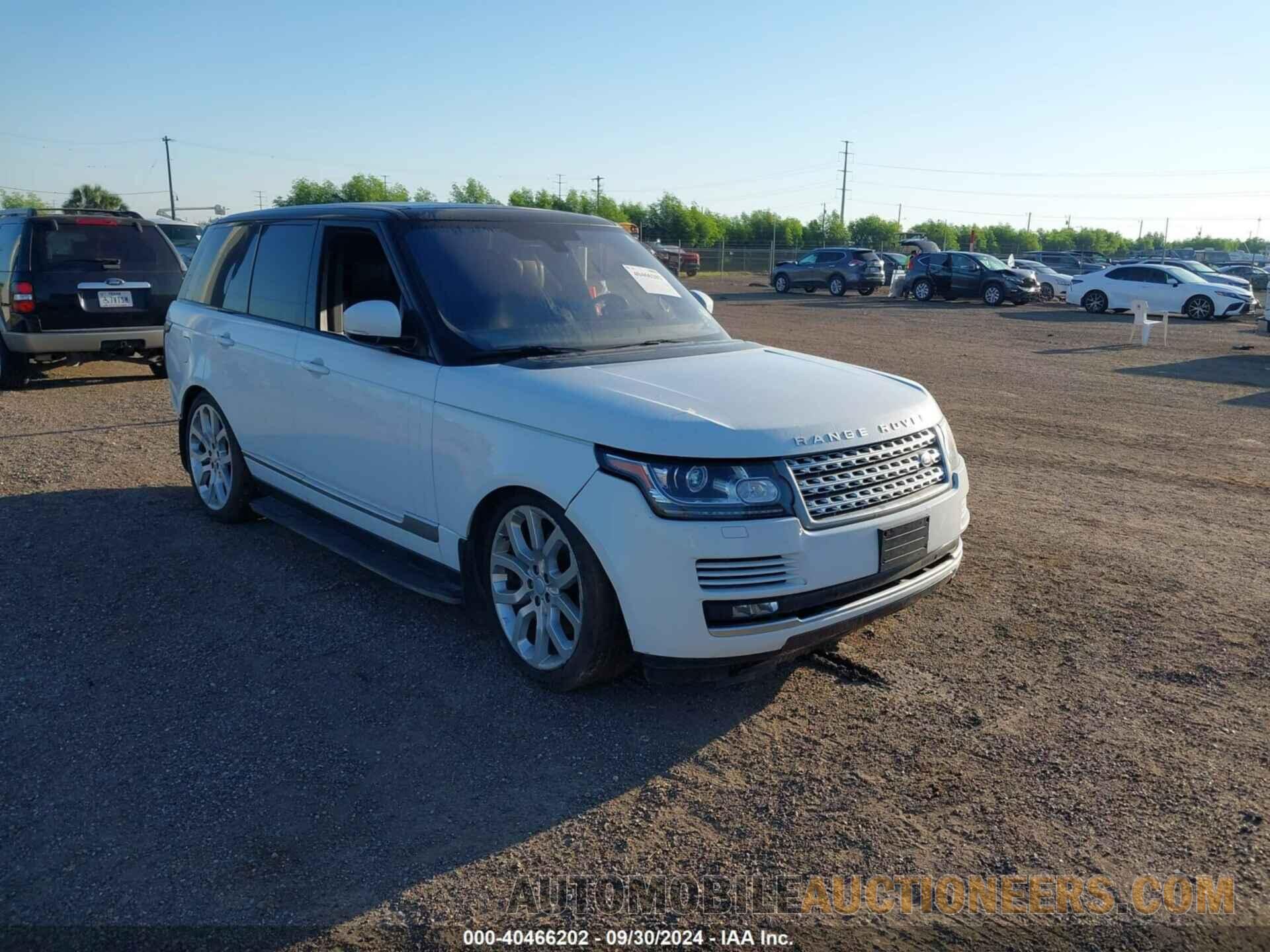 SALGS2EF6GA260062 LAND ROVER RANGE ROVER 2016