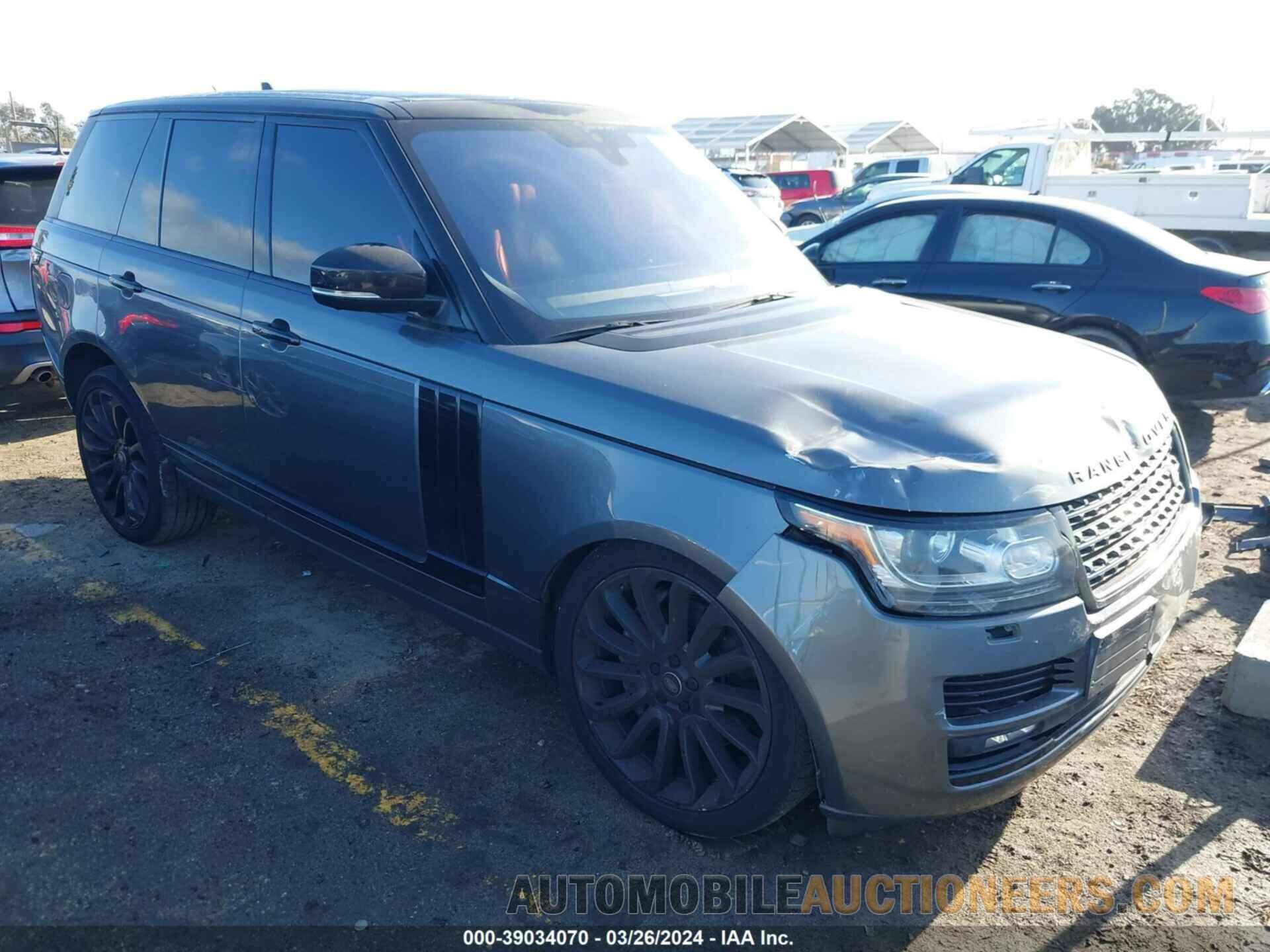 SALGS2EF6GA265486 LAND ROVER RANGE ROVER 2016