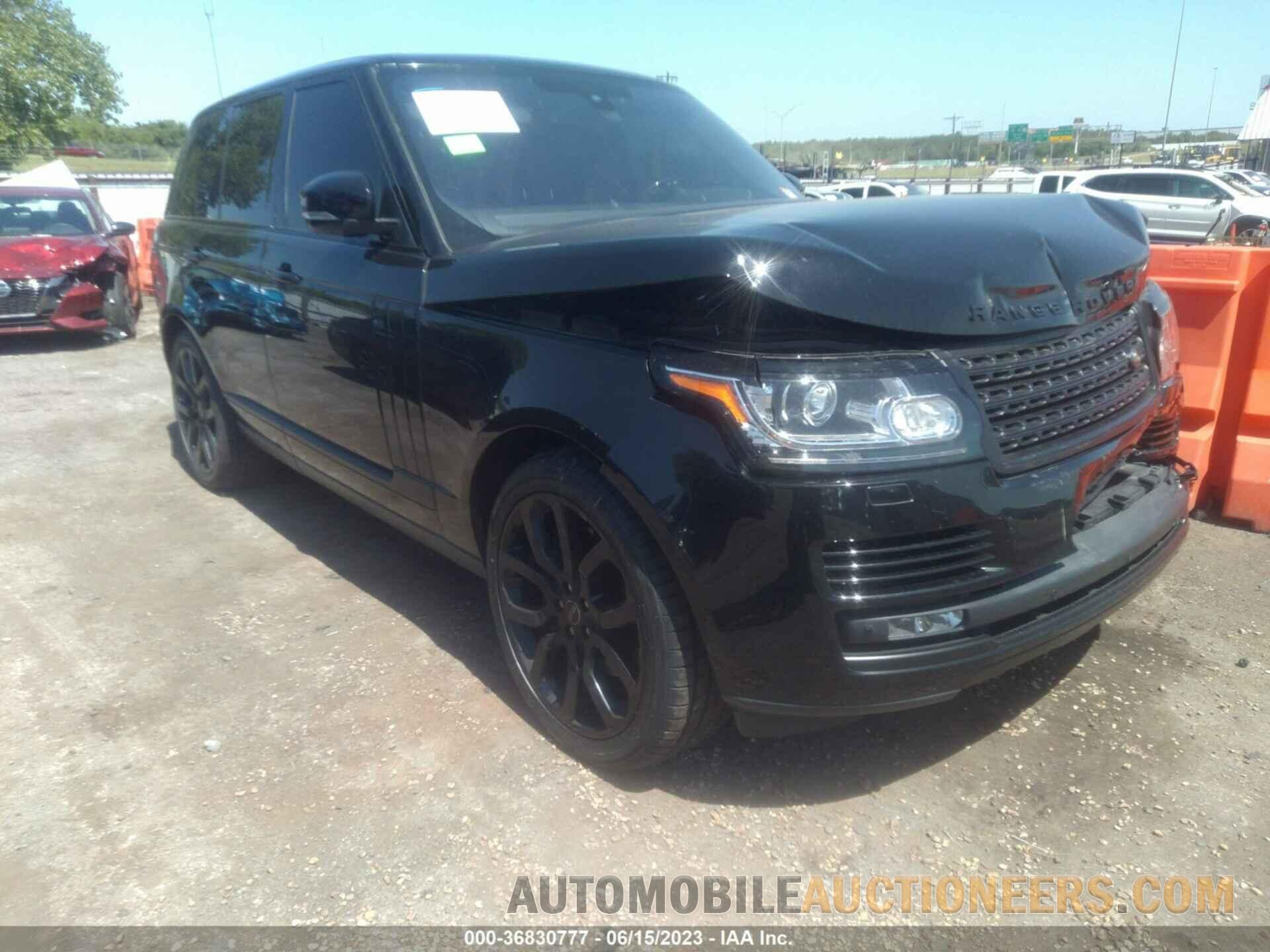 SALGS2EF6GA268288 LAND ROVER RANGE ROVER 2016