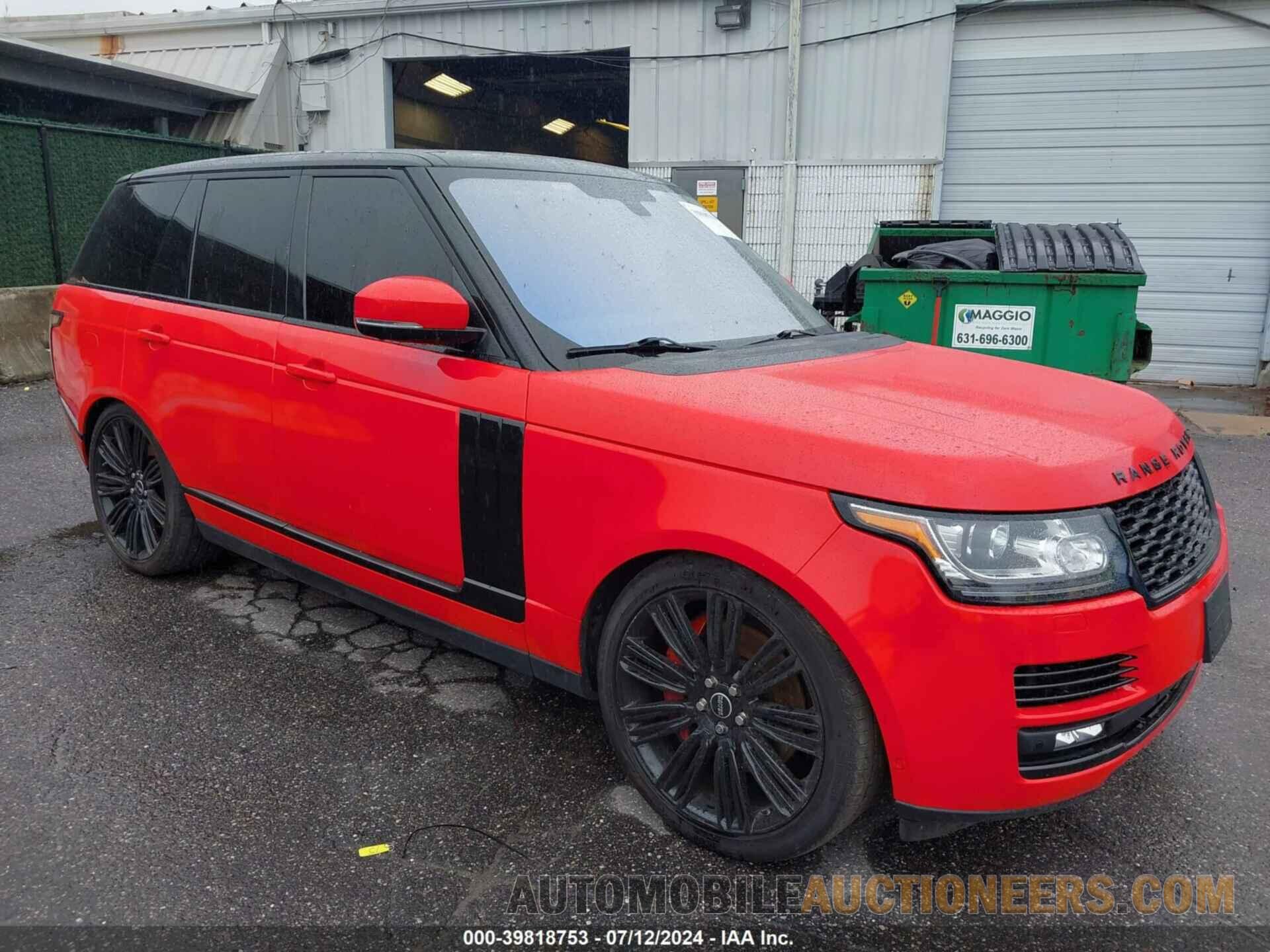 SALGS2EF6GA271062 LAND ROVER RANGE ROVER 2016