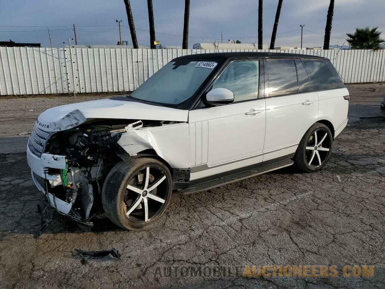 SALGS2EF6GA295345 LAND ROVER RANGEROVER 2016