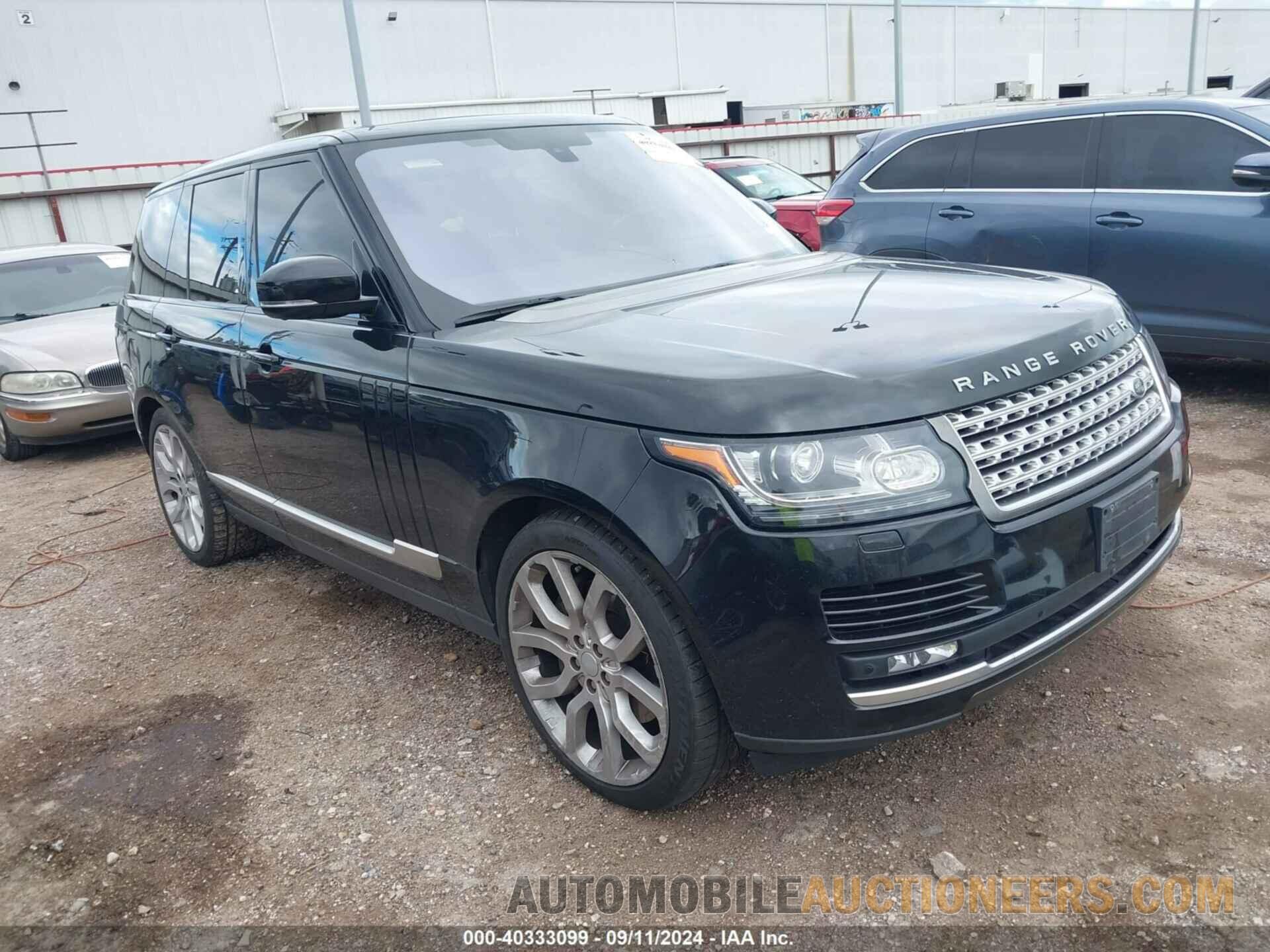 SALGS2EF6GA297645 LAND ROVER RANGE ROVER 2016