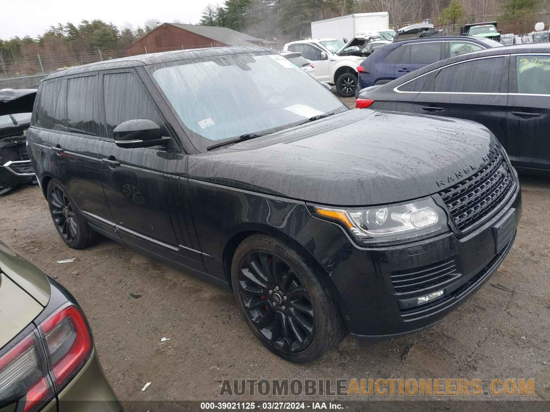 SALGS2EF6GA307106 LAND ROVER RANGE ROVER 2016