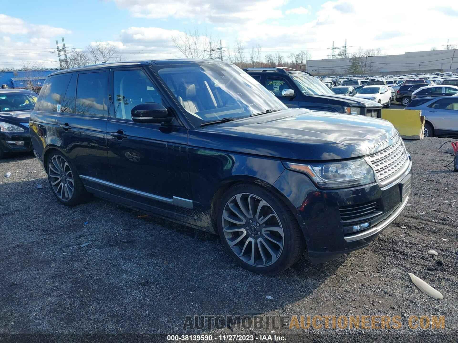 SALGS2EF7GA267201 LAND ROVER RANGE ROVER 2016