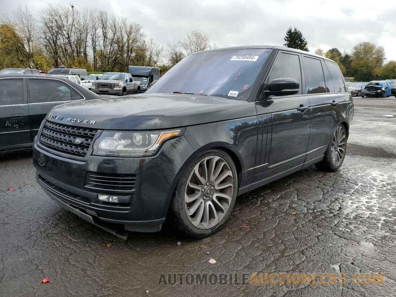 SALGS2EF7GA291837 LAND ROVER RANGEROVER 2016