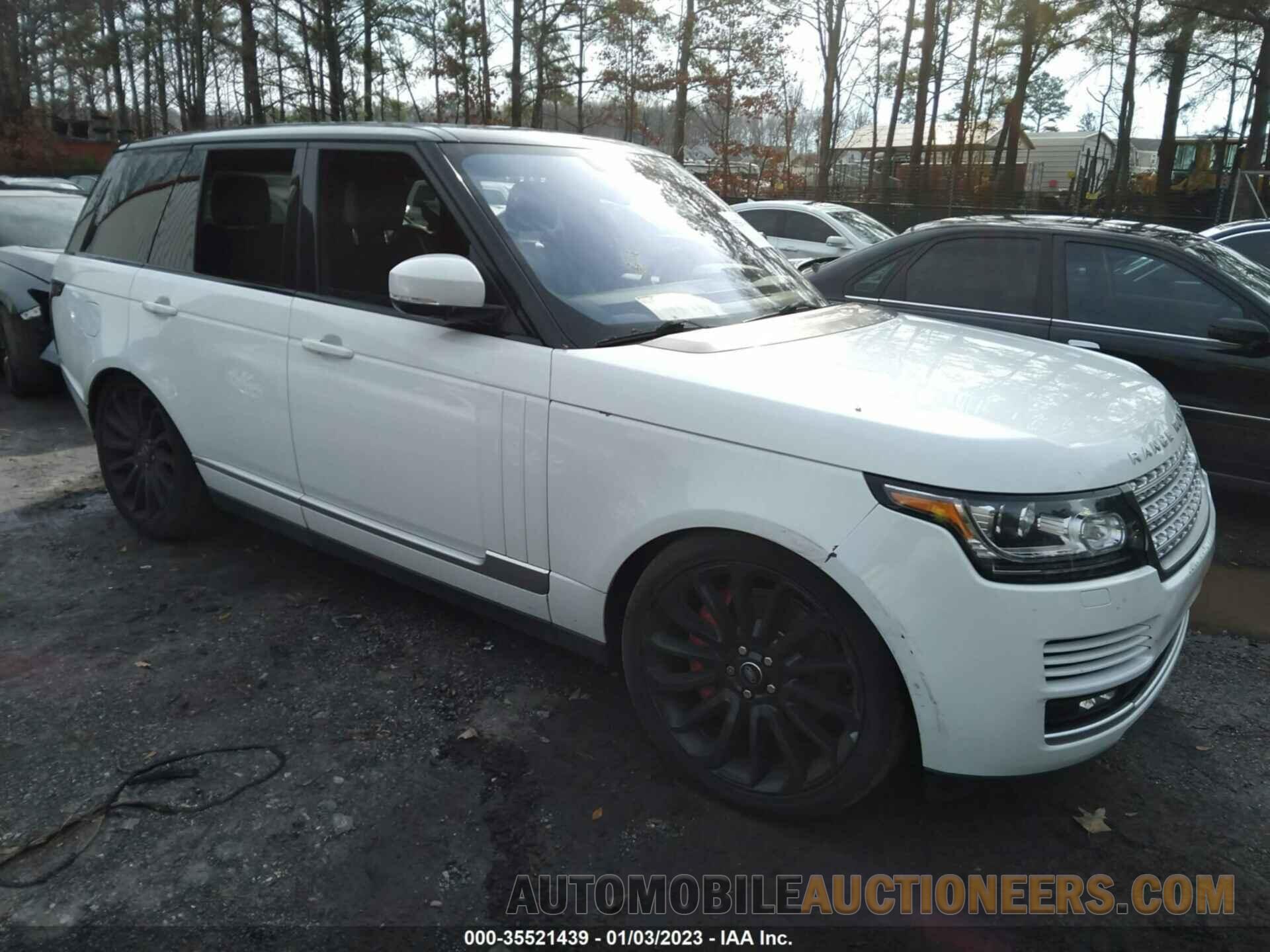 SALGS2EF7GA316672 LAND ROVER RANGE ROVER 2016