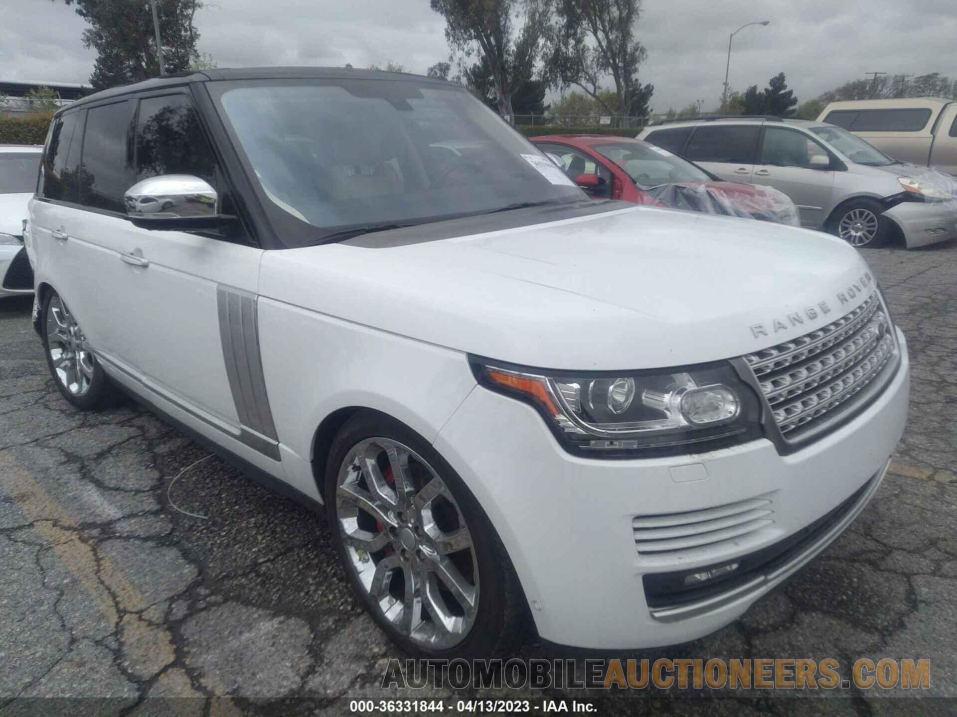 SALGS2EF8GA257647 LAND ROVER RANGE ROVER 2016