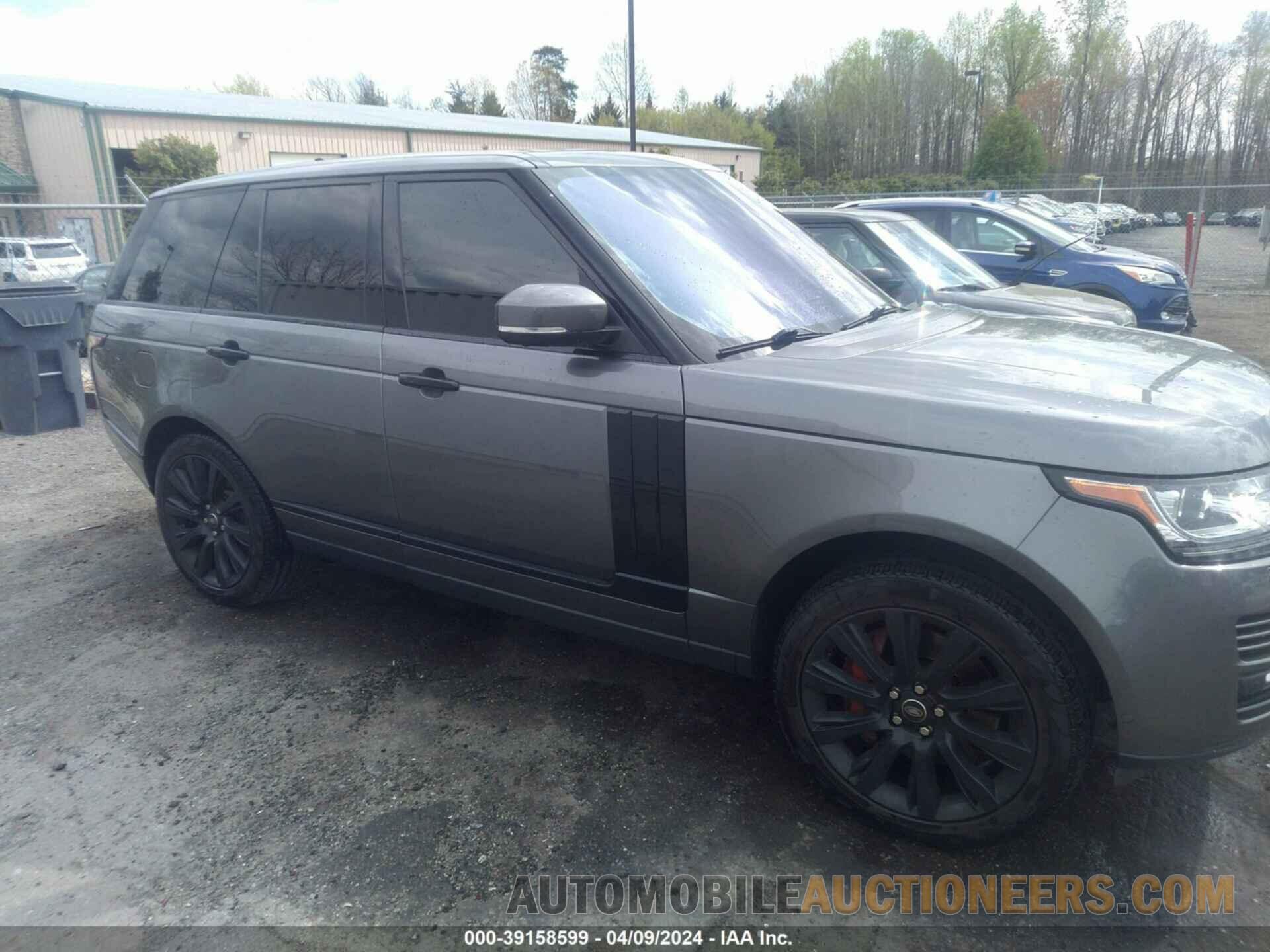 SALGS2EF9GA293699 LAND ROVER RANGE ROVER 2016