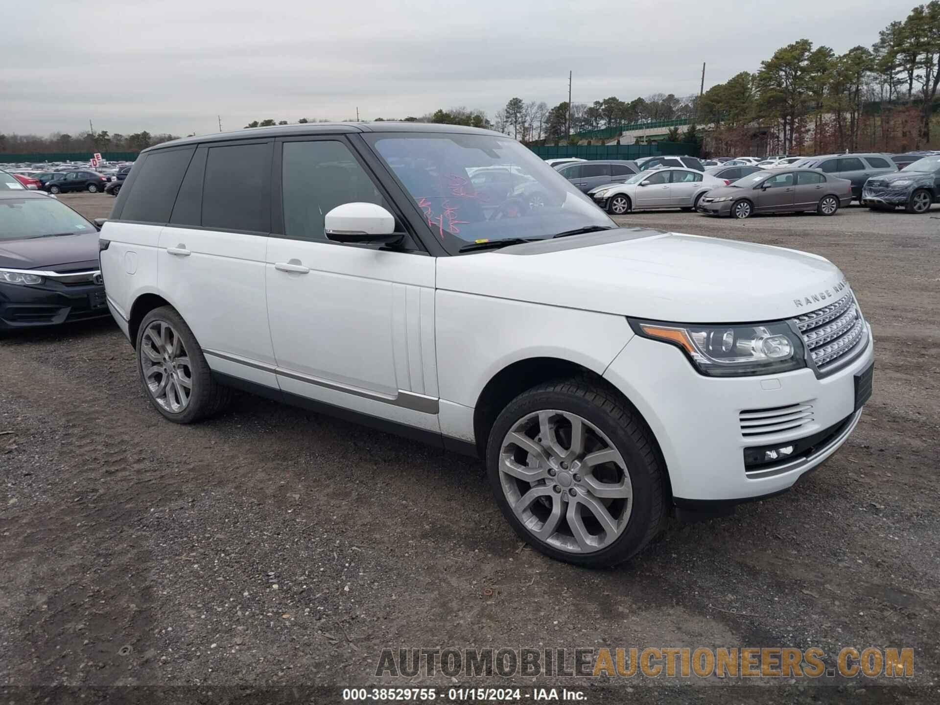 SALGS2EF9GA297767 LAND ROVER RANGE ROVER 2016