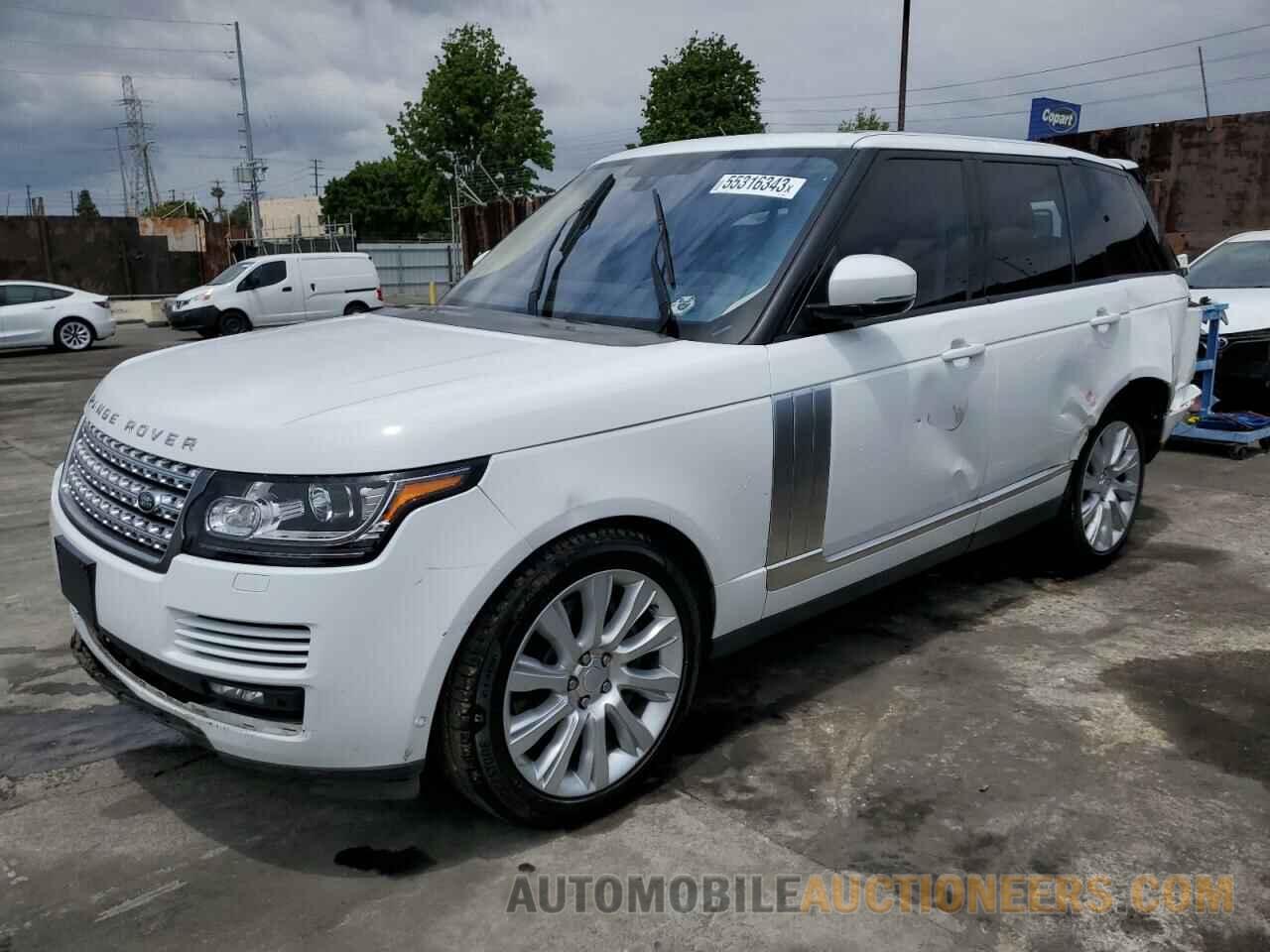 SALGS2EF9GA299020 LAND ROVER RANGEROVER 2016