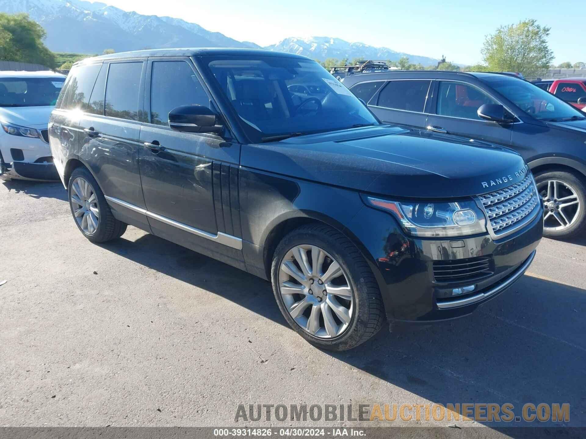 SALGS2EF9GA307066 LAND ROVER RANGE ROVER 2016