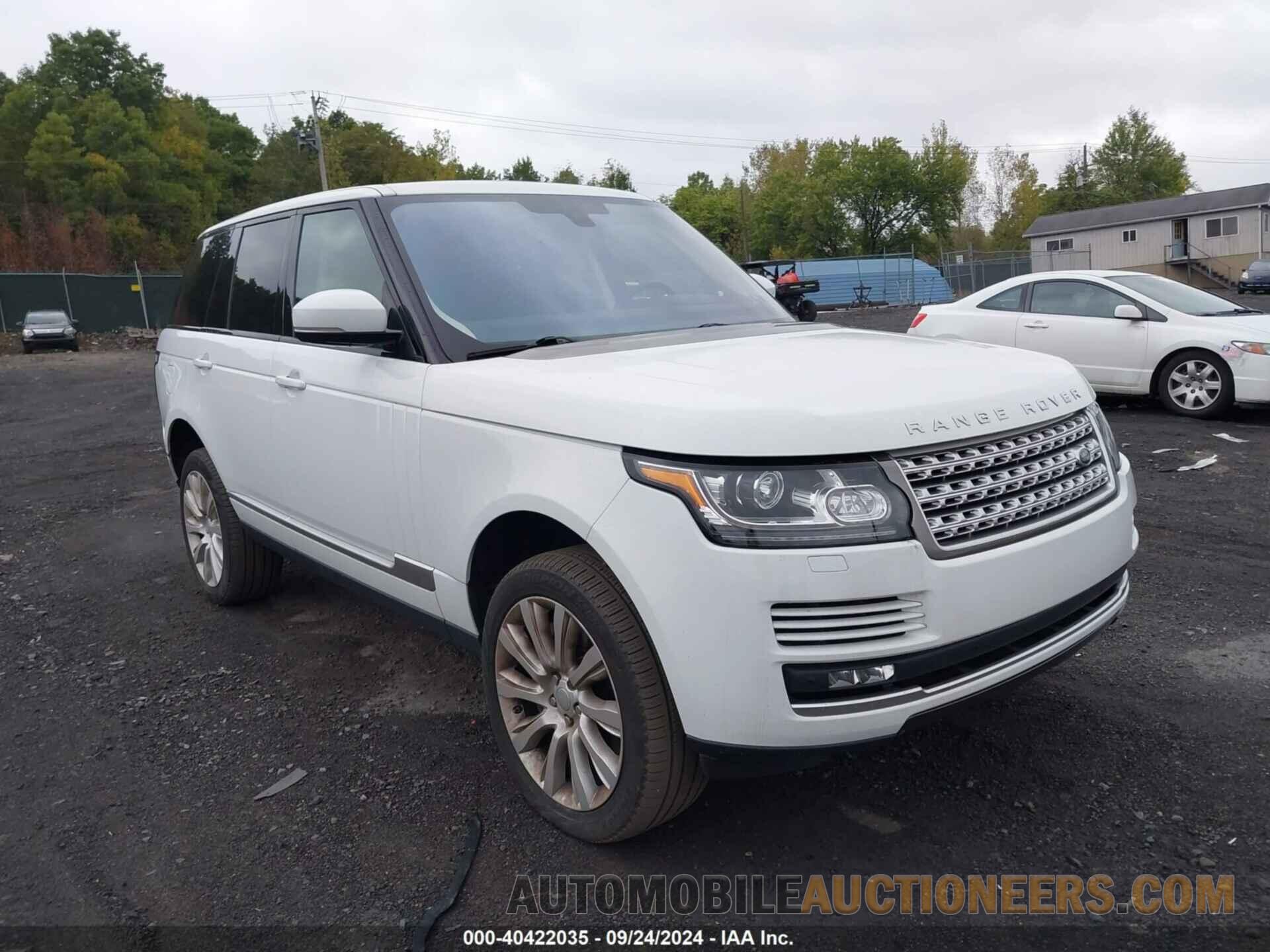 SALGS2EFXGA260212 LAND ROVER RANGE ROVER 2016