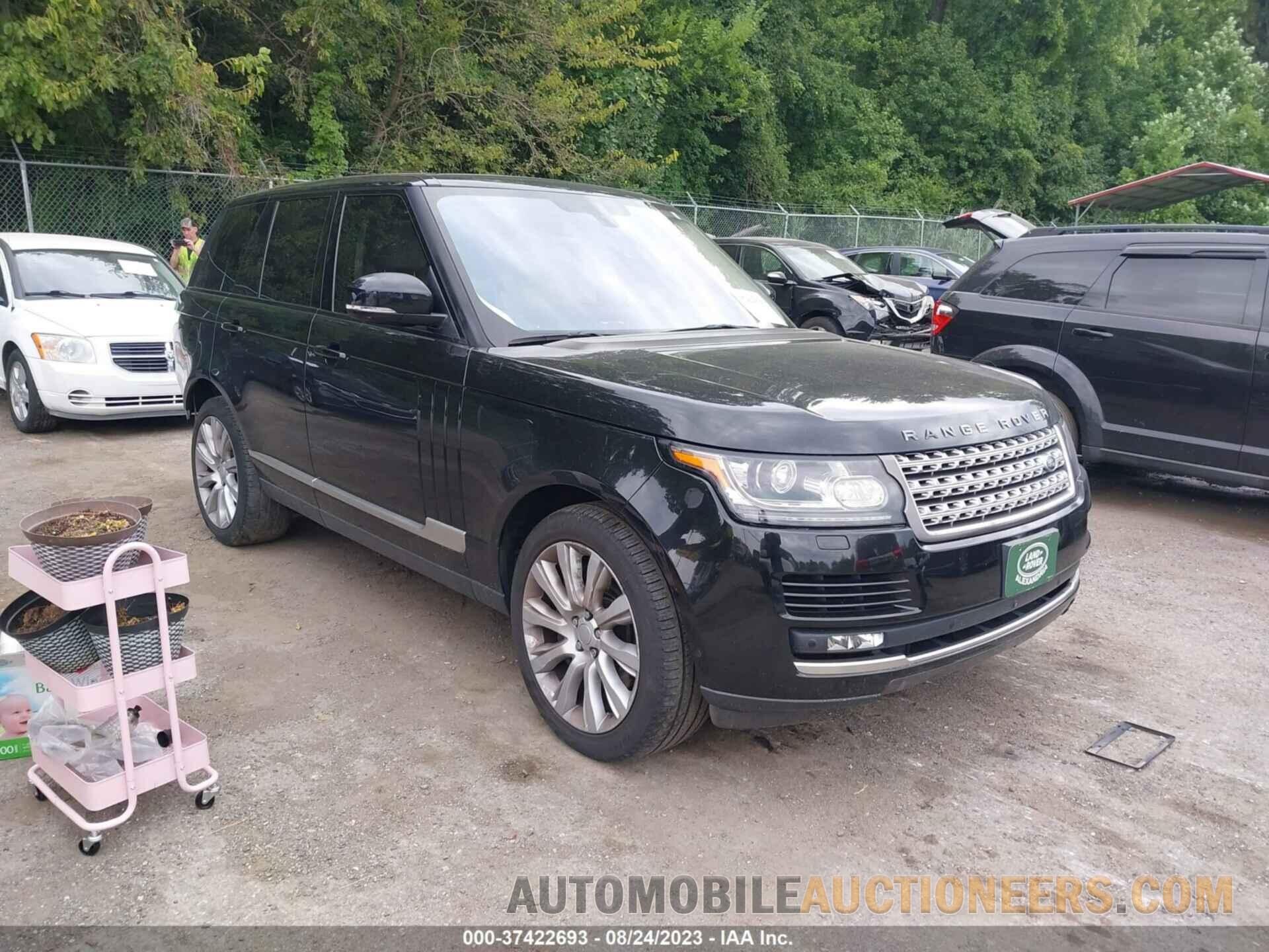 SALGS2EFXGA260386 LAND ROVER RANGE ROVER 2016