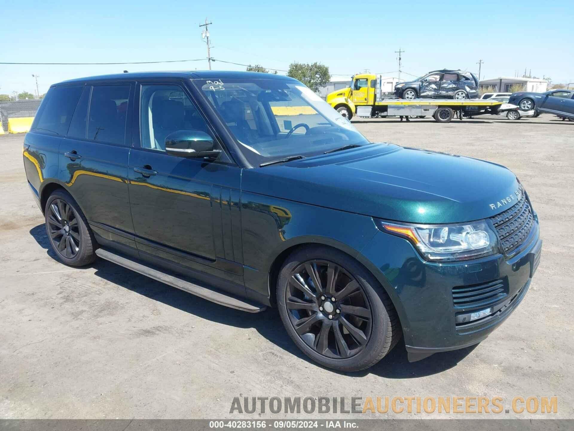 SALGS2EFXGA279536 LAND ROVER RANGE ROVER 2016