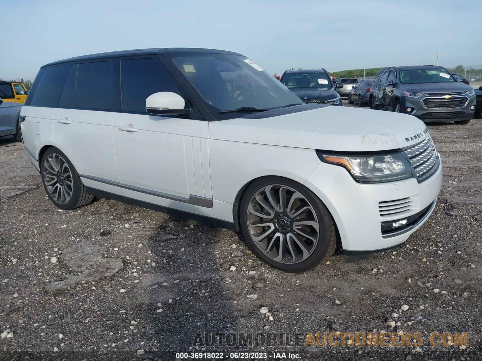 SALGS2EFXGA288186 LAND ROVER RANGE ROVER 2016