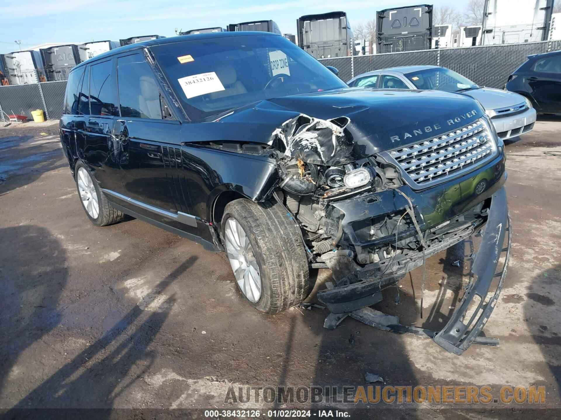 SALGS2EFXGA299852 LAND ROVER RANGE ROVER 2016