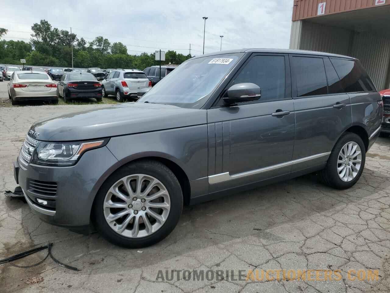 SALGS2EFXGA303589 LAND ROVER RANGEROVER 2016