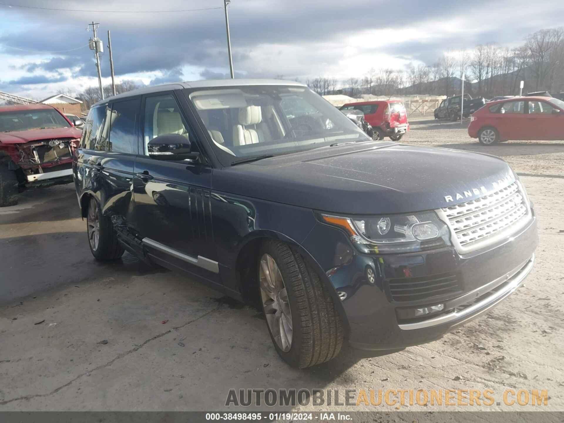 SALGS2FE0HA320537 LAND ROVER RANGE ROVER 2017