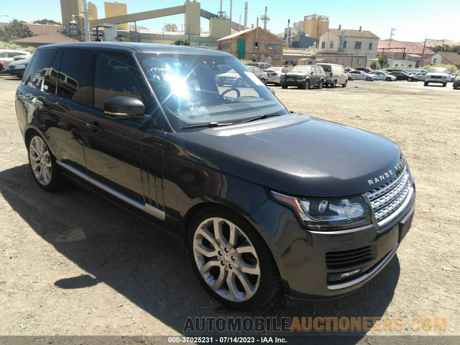 SALGS2FE2HA324329 LAND ROVER RANGE ROVER 2017