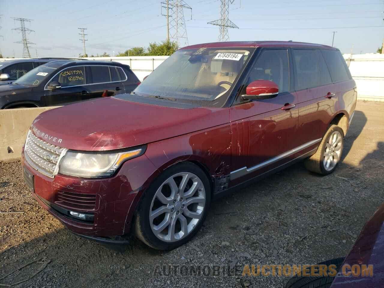 SALGS2FE4HA320959 LAND ROVER RANGEROVER 2017