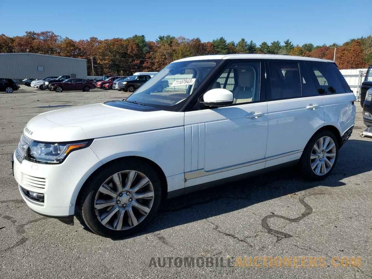 SALGS2FE5HA320744 LAND ROVER RANGEROVER 2017