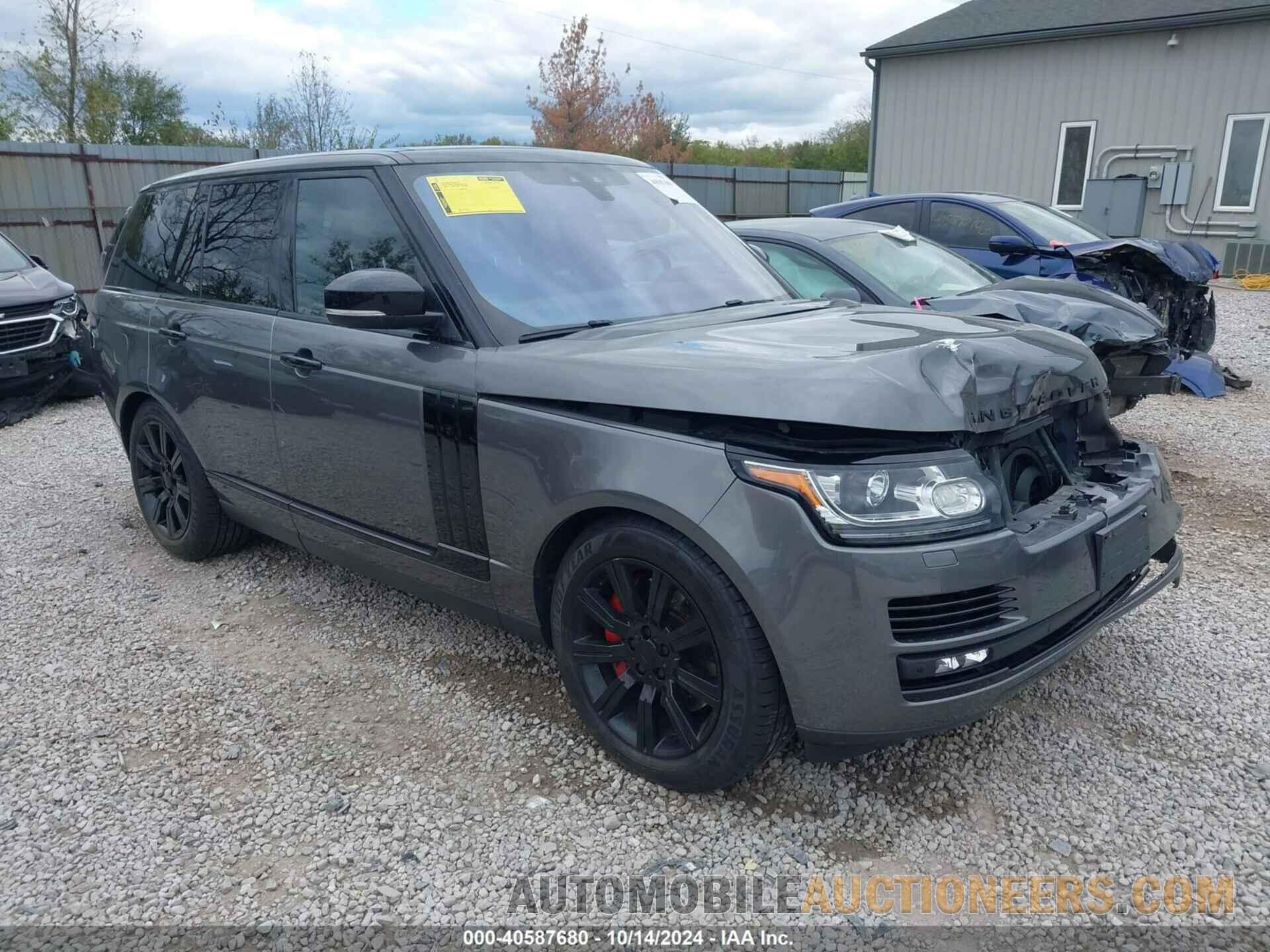 SALGS2FE5HA324499 LAND ROVER RANGE ROVER 2017