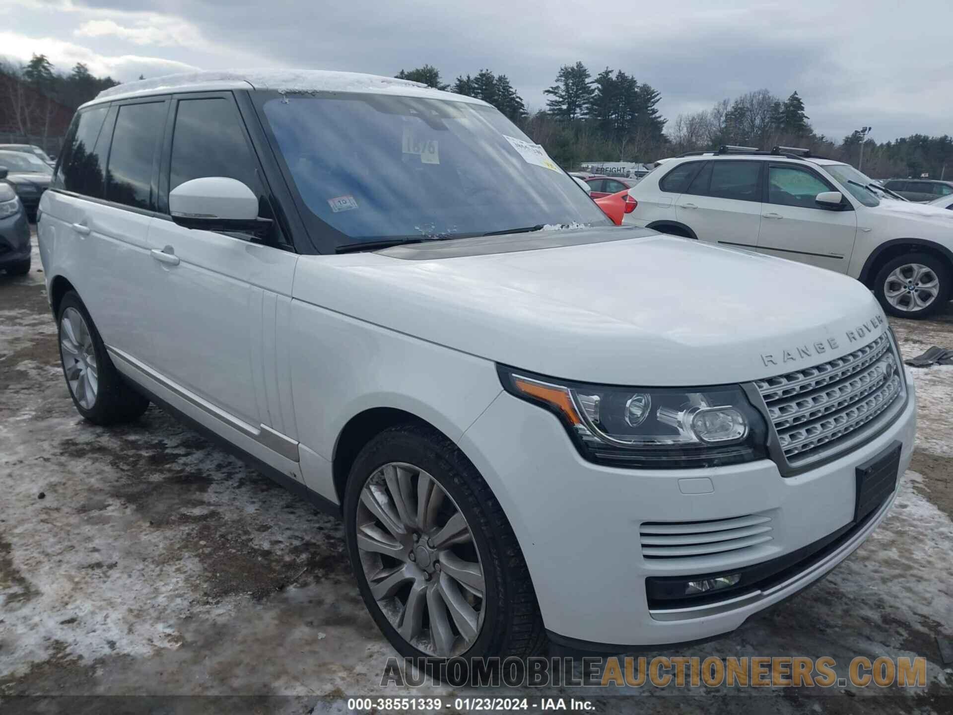 SALGS2FE5HA337463 LAND ROVER RANGE ROVER 2017