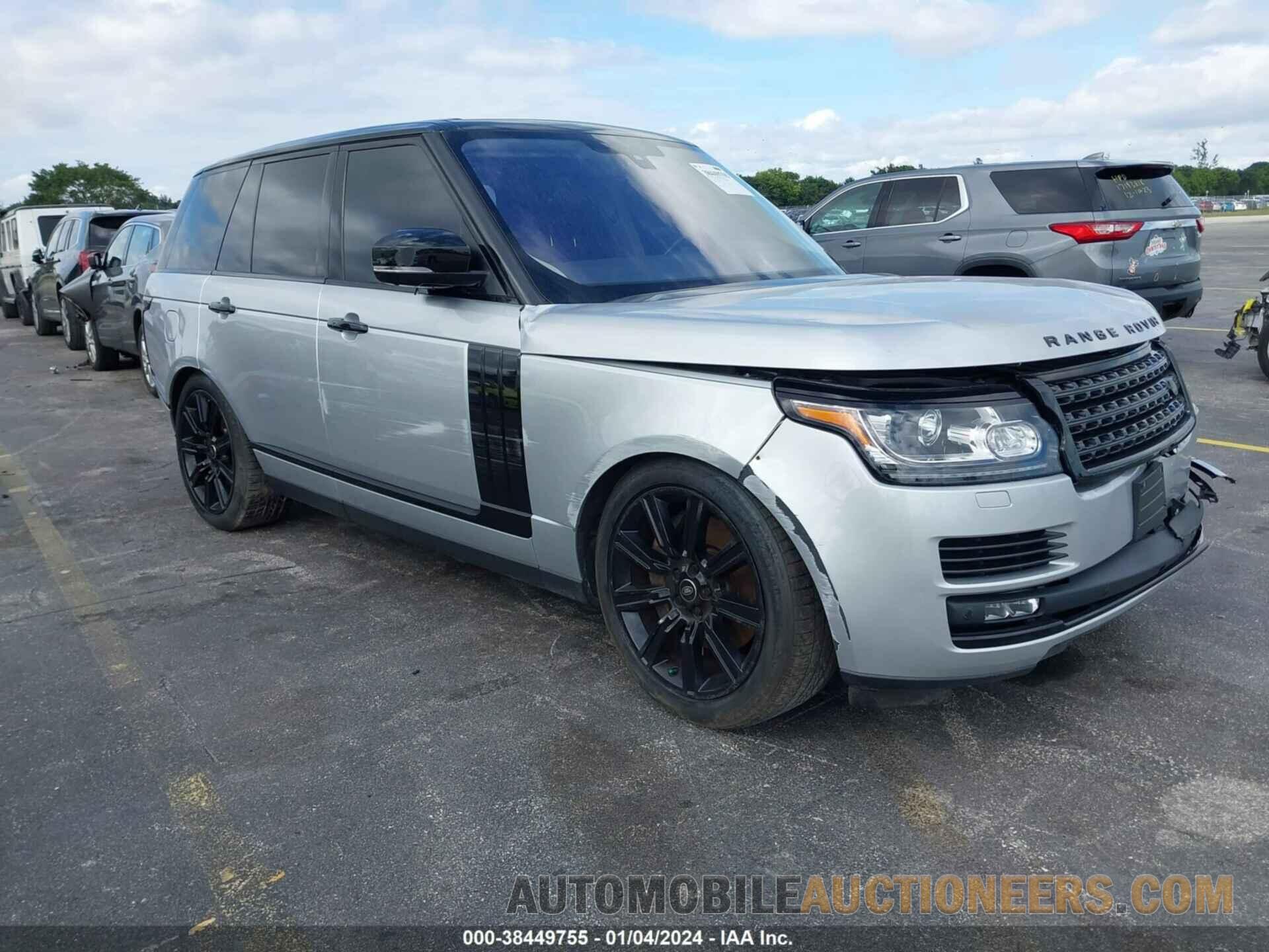 SALGS2FE7HA327663 LAND ROVER RANGE ROVER 2017