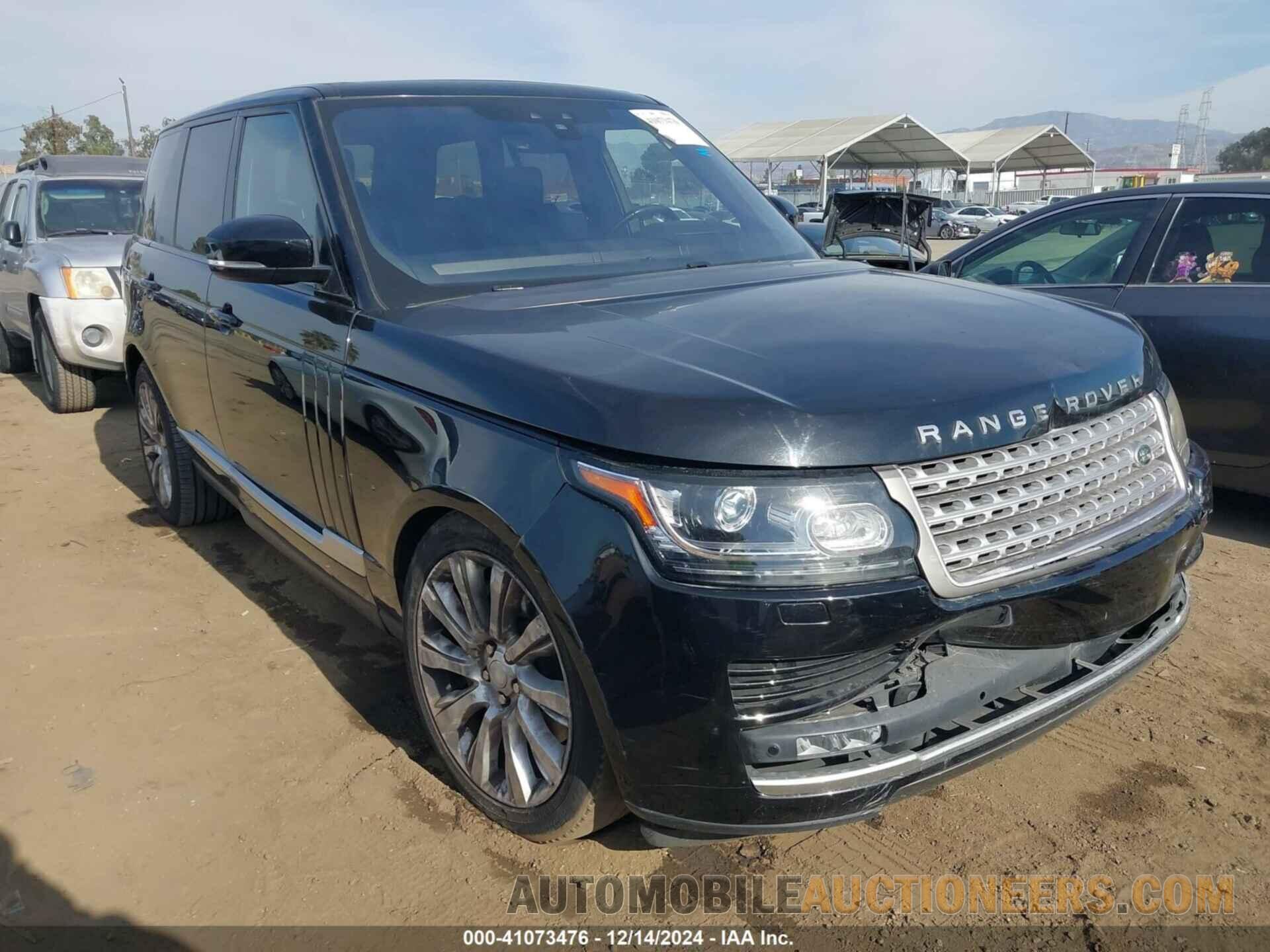 SALGS2FE7HA367791 LAND ROVER RANGE ROVER 2017