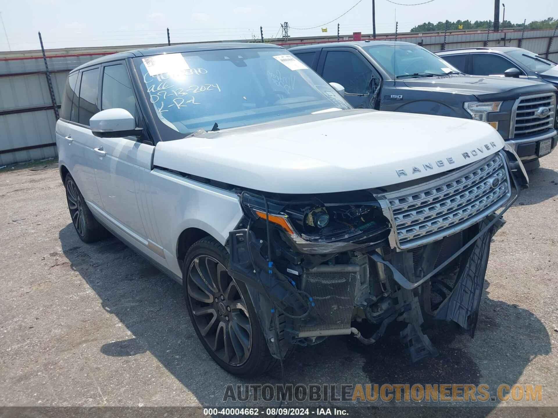 SALGS2FE8HA324433 LAND ROVER RANGE ROVER 2017