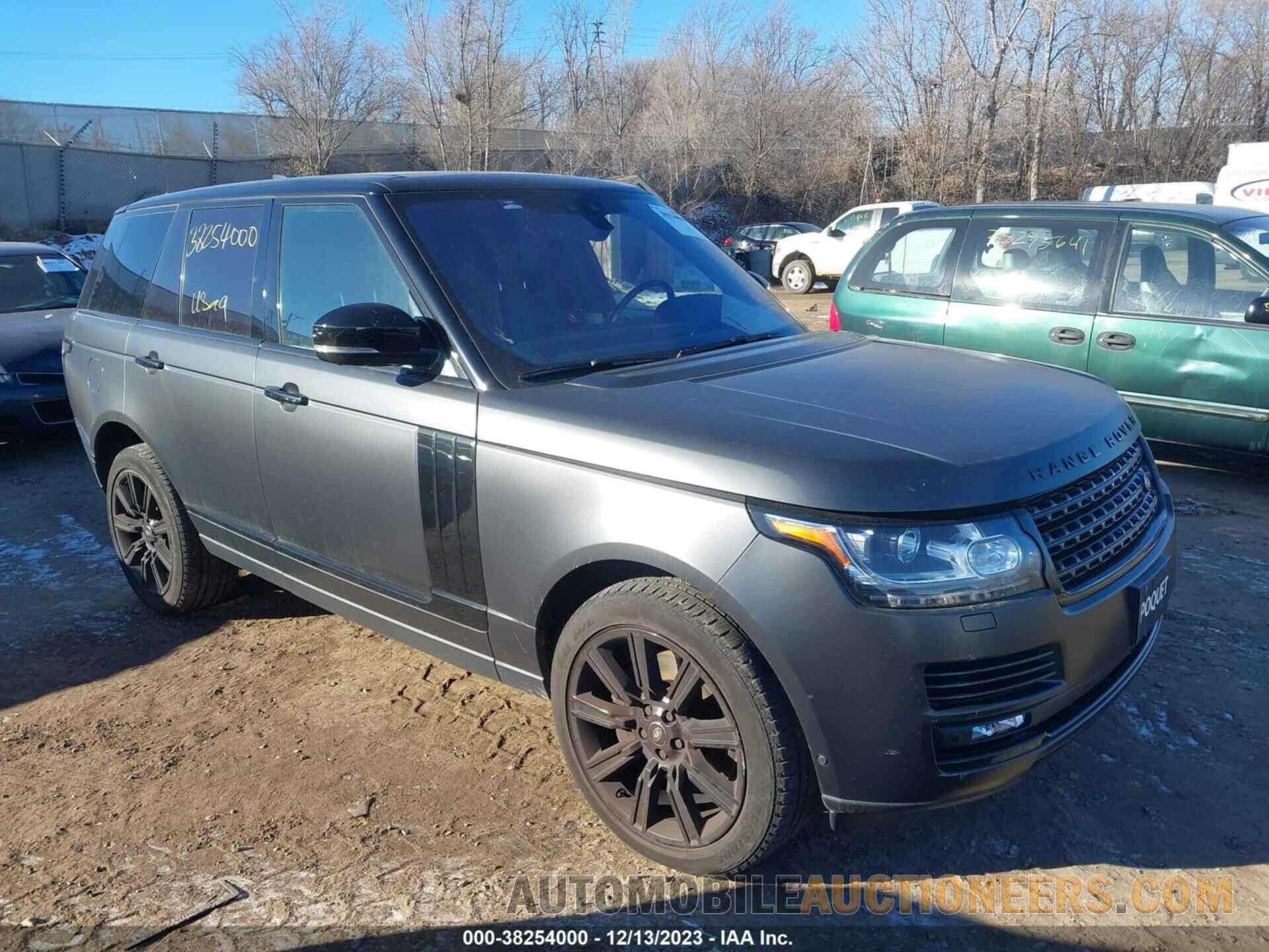 SALGS2FEXHA327351 LAND ROVER RANGE ROVER 2017