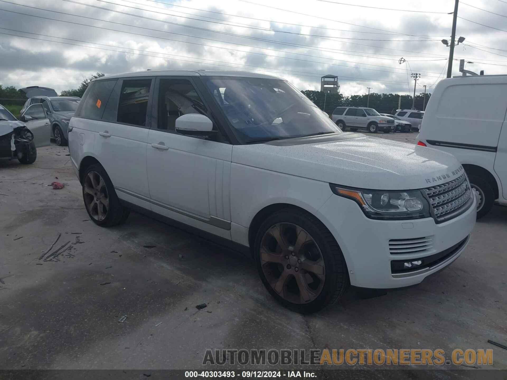 SALGS2FEXHA352850 LAND ROVER RANGE ROVER 2017