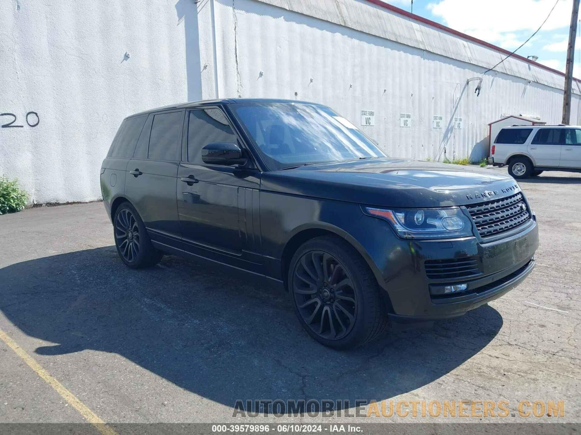 SALGS2FEXHA362536 LAND ROVER RANGE ROVER 2017