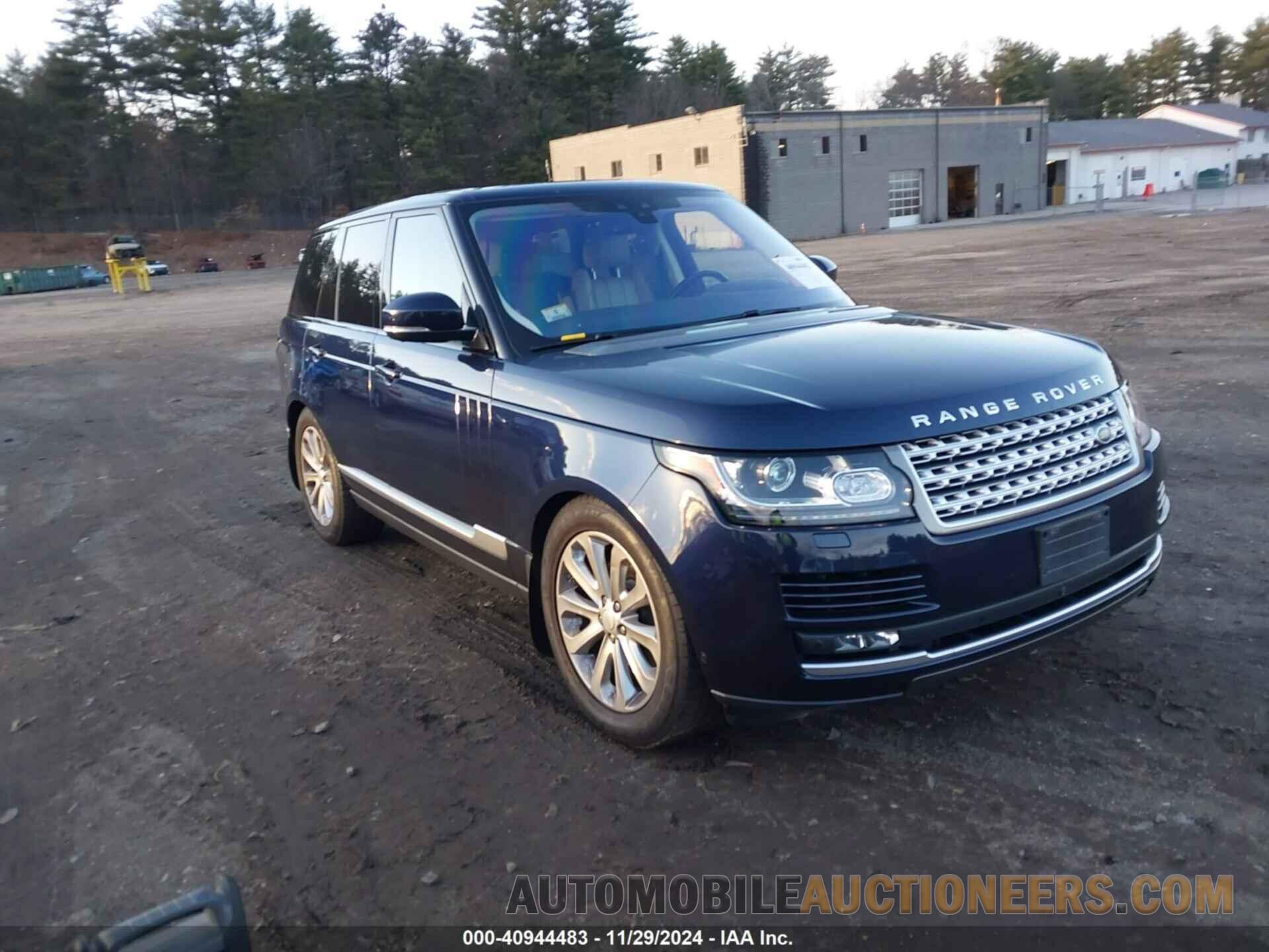 SALGS2FK2HA367607 LAND ROVER RANGE ROVER 2017