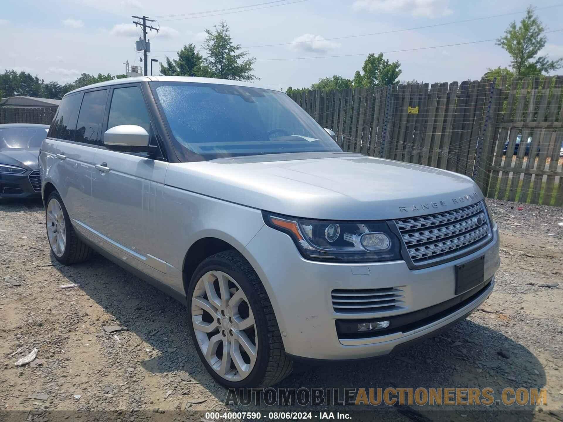 SALGS2FK3HA347835 LAND ROVER RANGE ROVER 2017