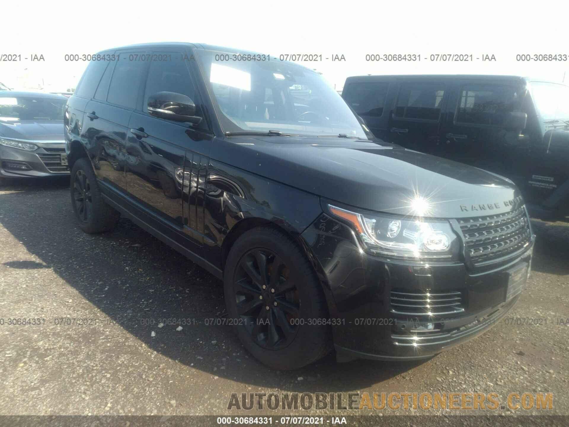 SALGS2FK7HA330780 LAND ROVER RANGE ROVER 2017