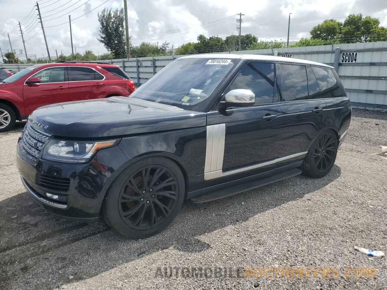 SALGS2FK8HA324406 LAND ROVER RANGEROVER 2017