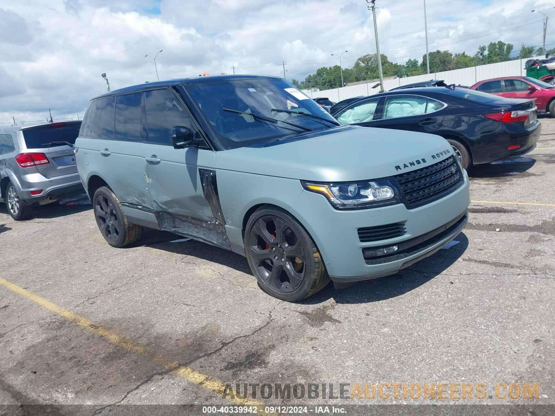 SALGS2FK8HA328763 LAND ROVER RANGE ROVER 2017