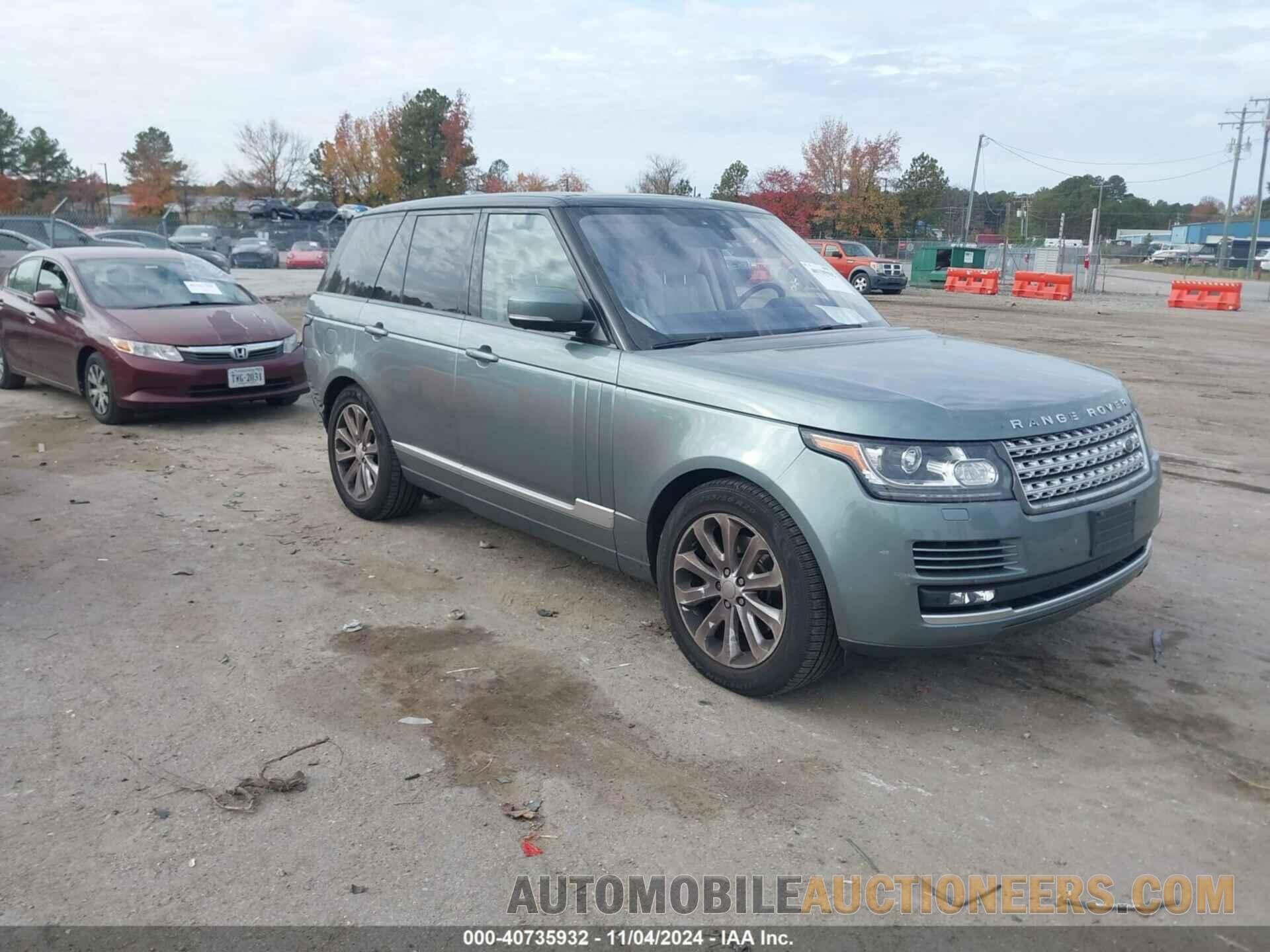 SALGS2FKXHA357391 LAND ROVER RANGE ROVER 2017