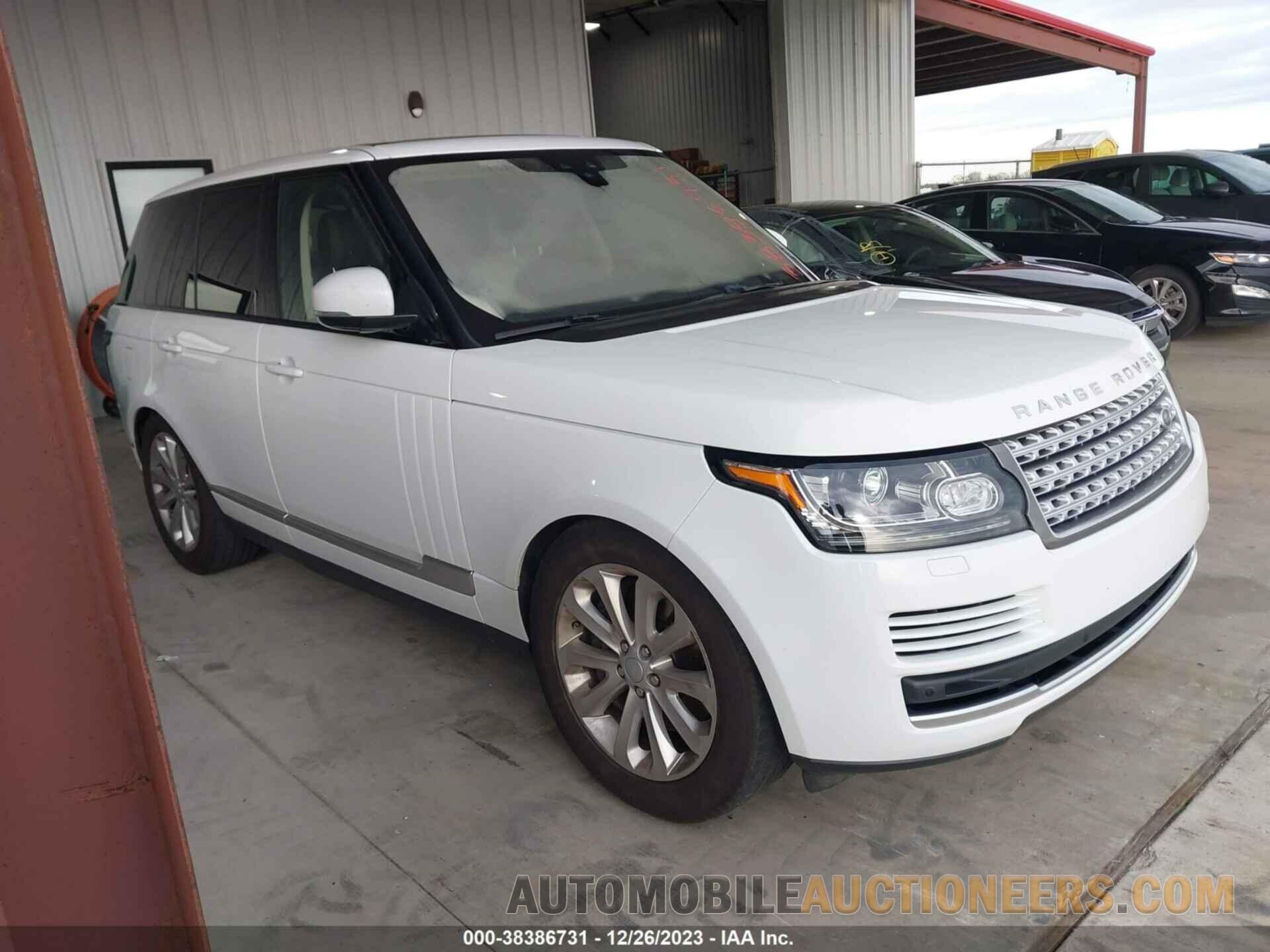 SALGS2FV0HA346605 LAND ROVER RANGE ROVER 2017