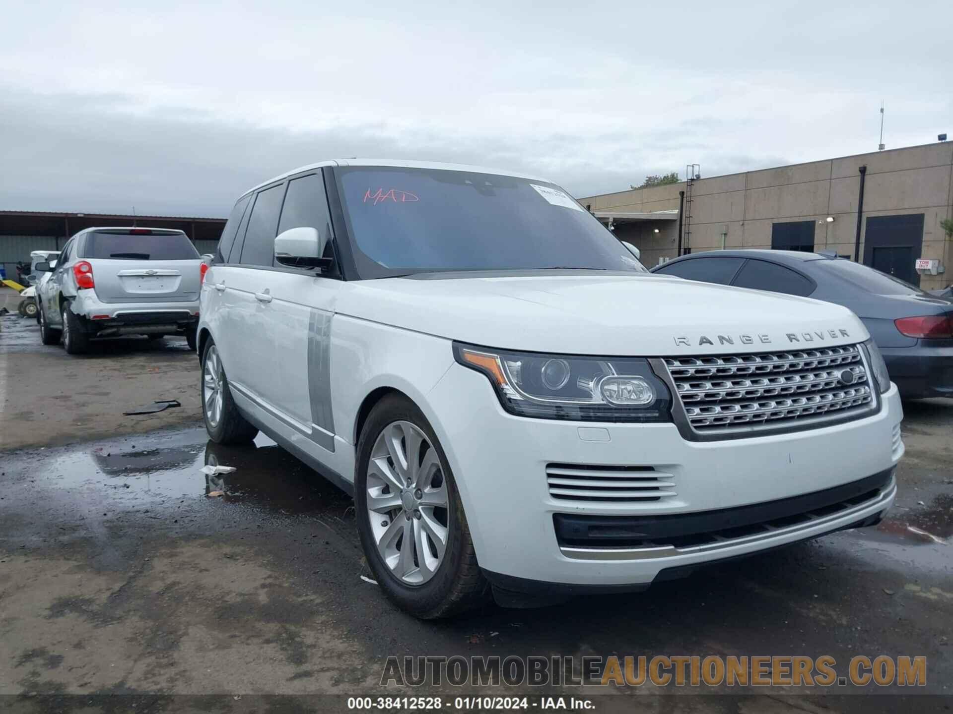 SALGS2FV0HA348970 LAND ROVER RANGE ROVER 2017