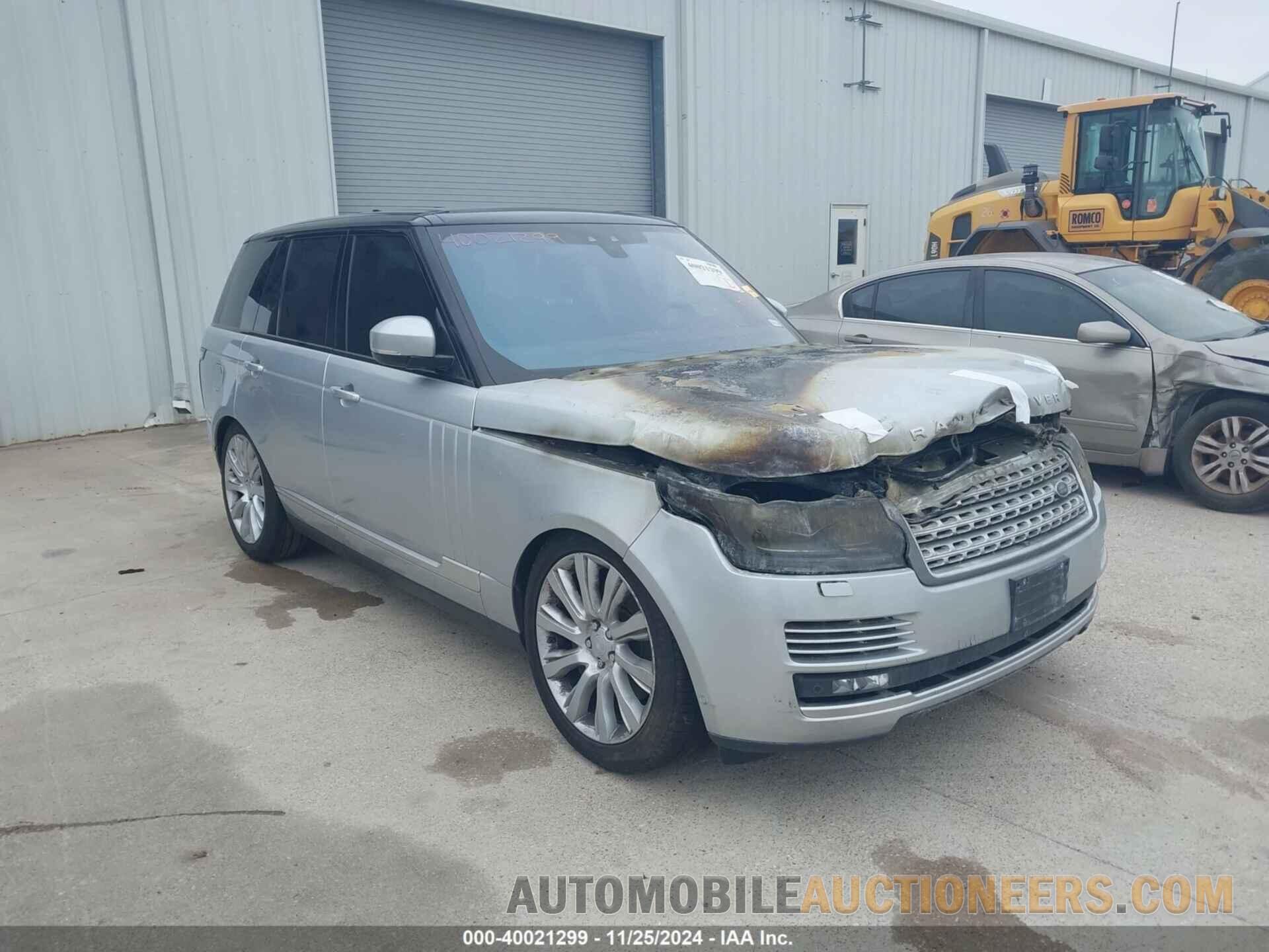 SALGS2FV0HA352887 LAND ROVER RANGE ROVER 2017