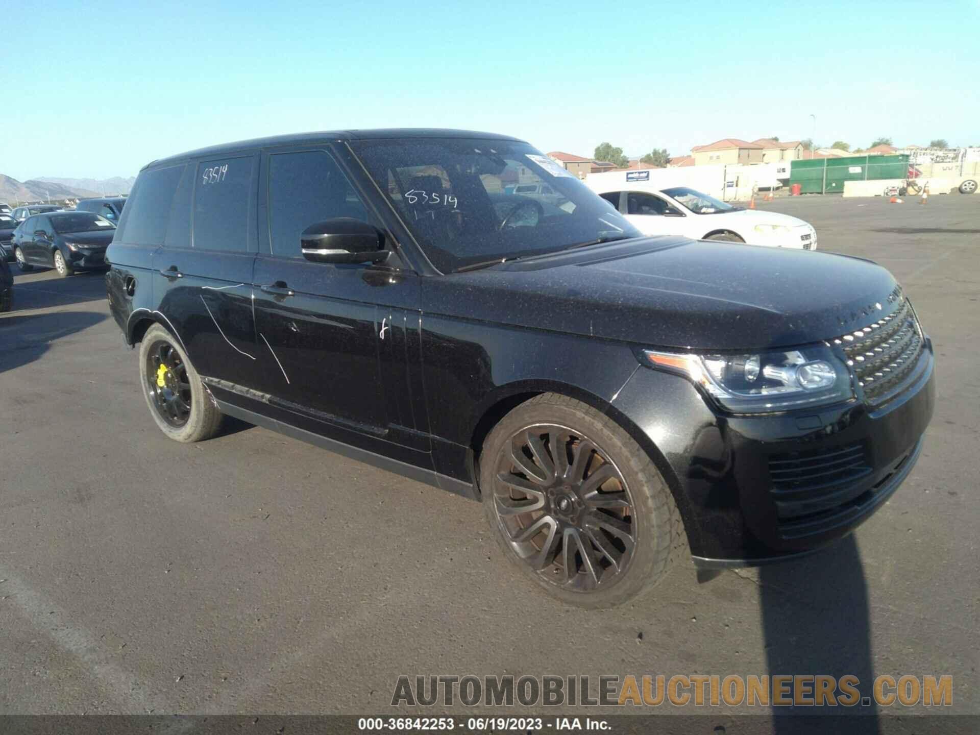 SALGS2FV1HA361453 LAND ROVER RANGE ROVER 2017