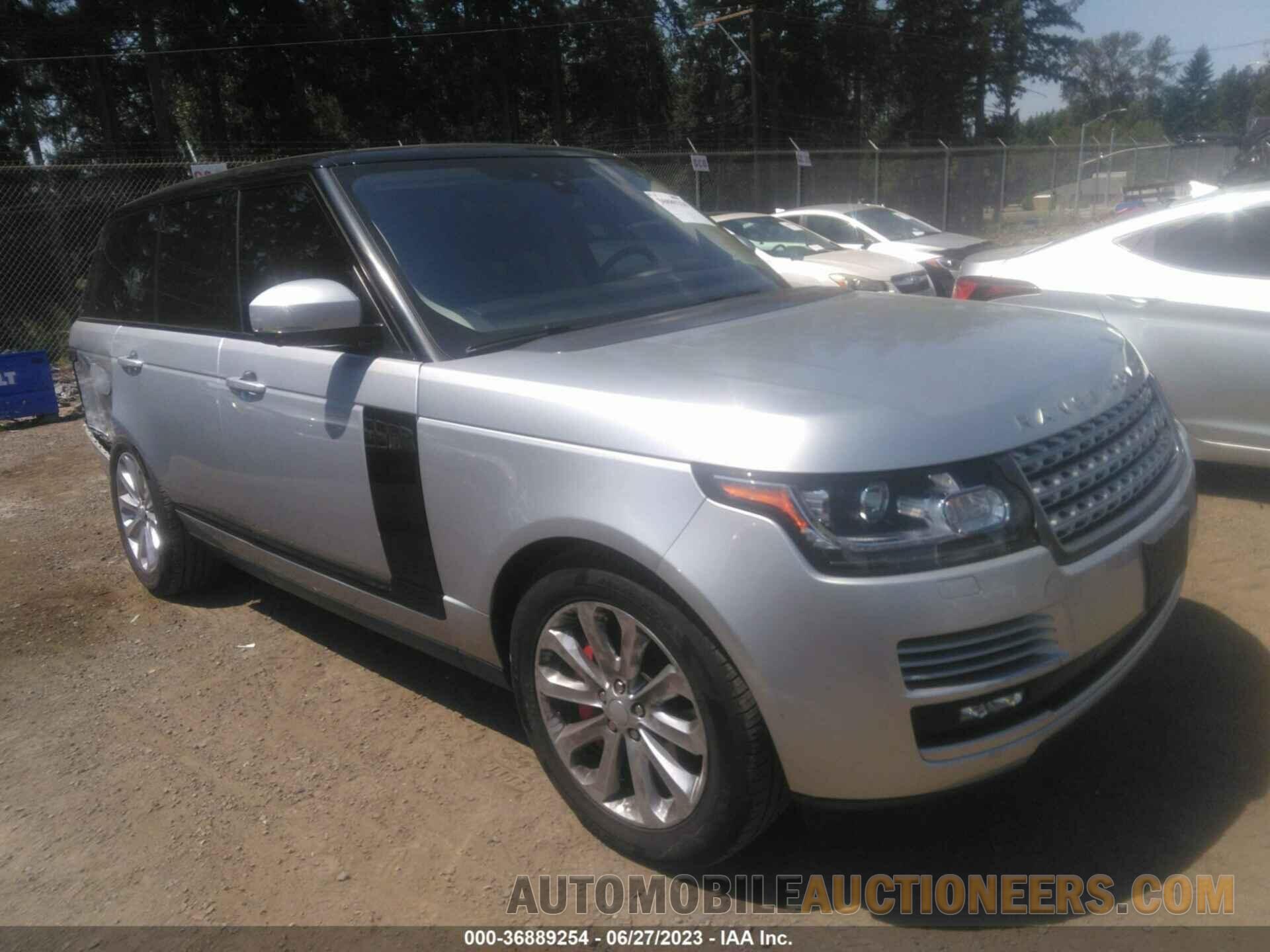 SALGS2FV2HA361378 LAND ROVER RANGE ROVER 2017