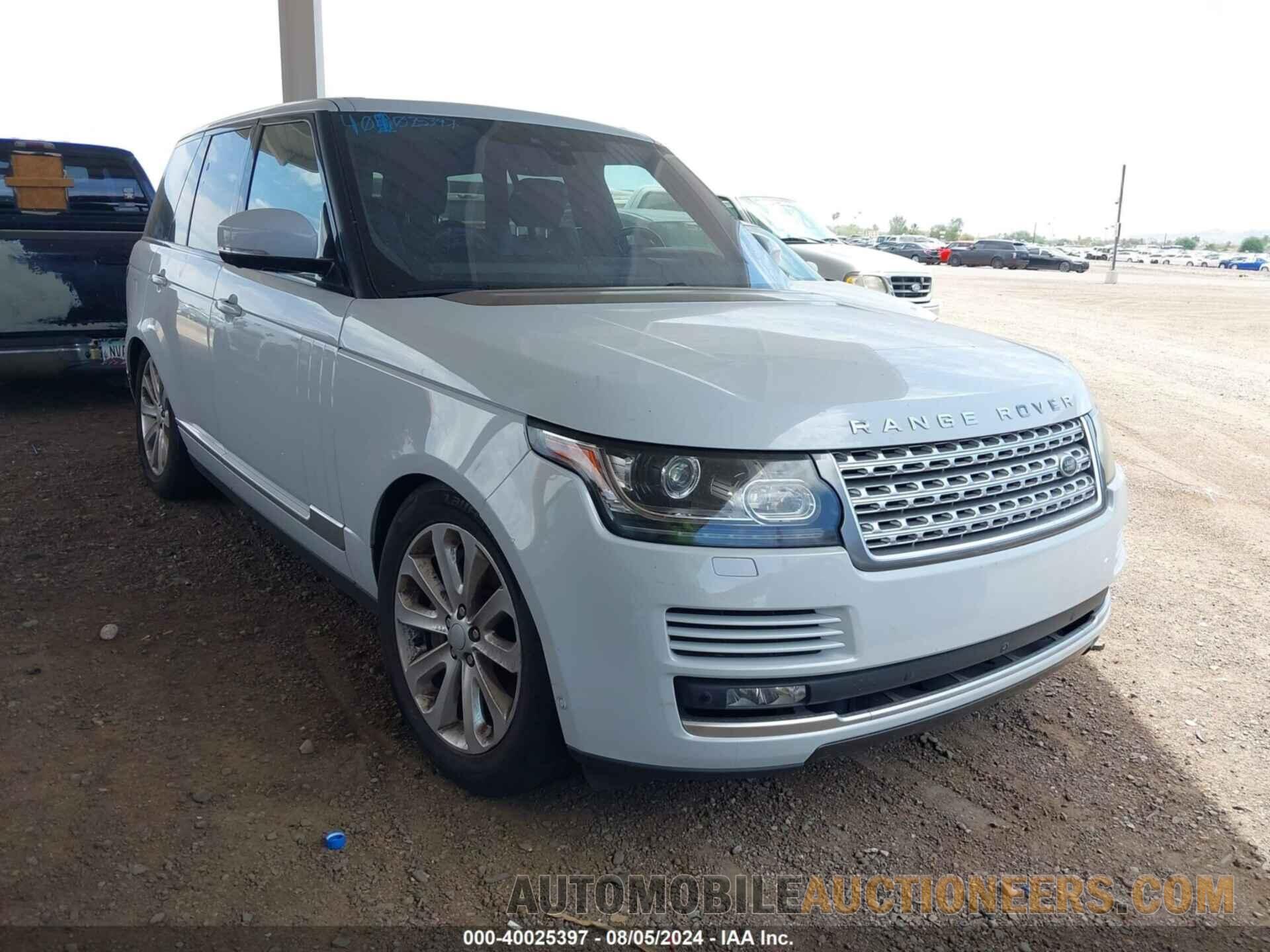 SALGS2FV2HA370503 LAND ROVER RANGE ROVER 2017