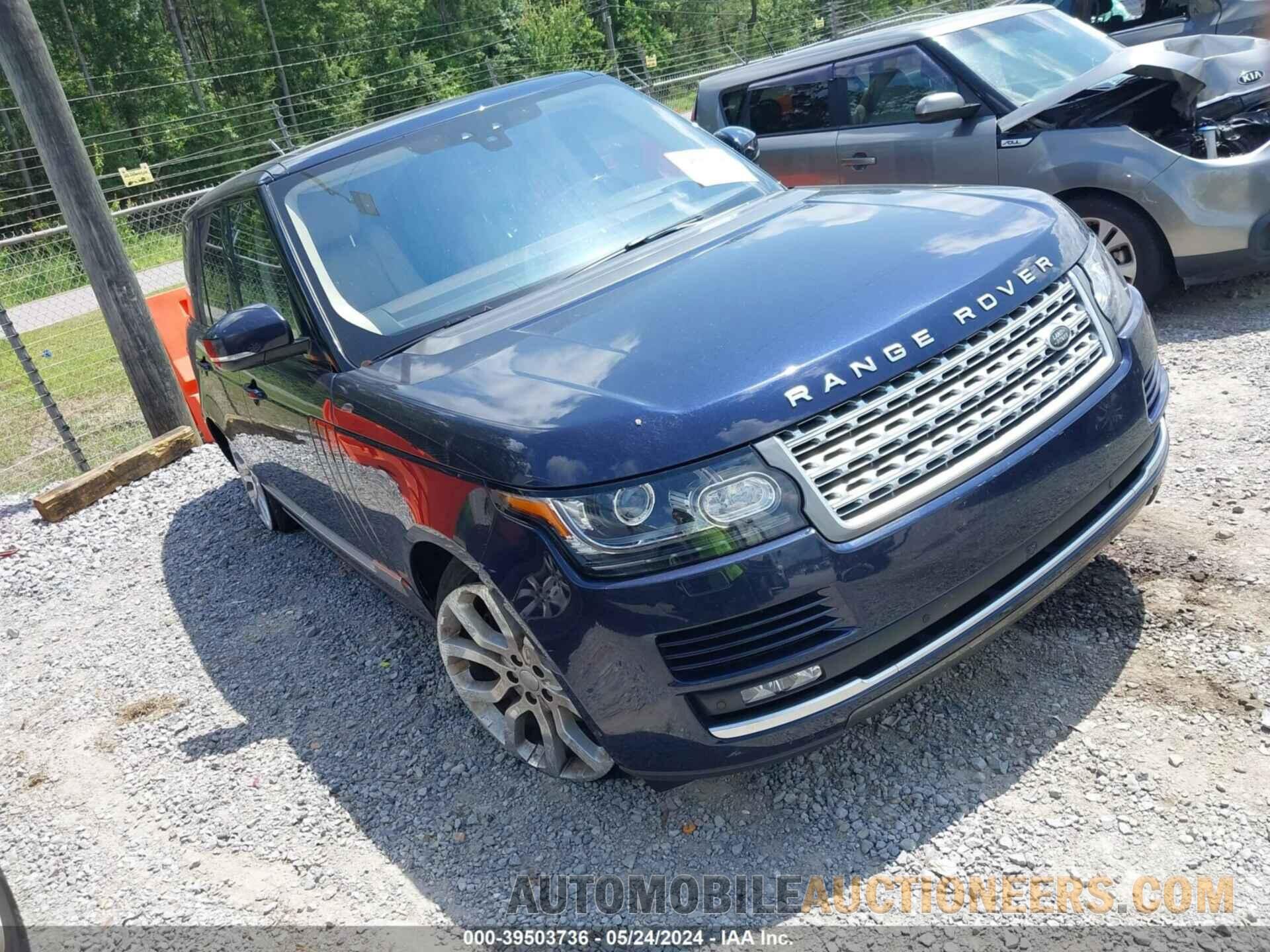 SALGS2FV2HA375880 LAND ROVER RANGE ROVER 2017