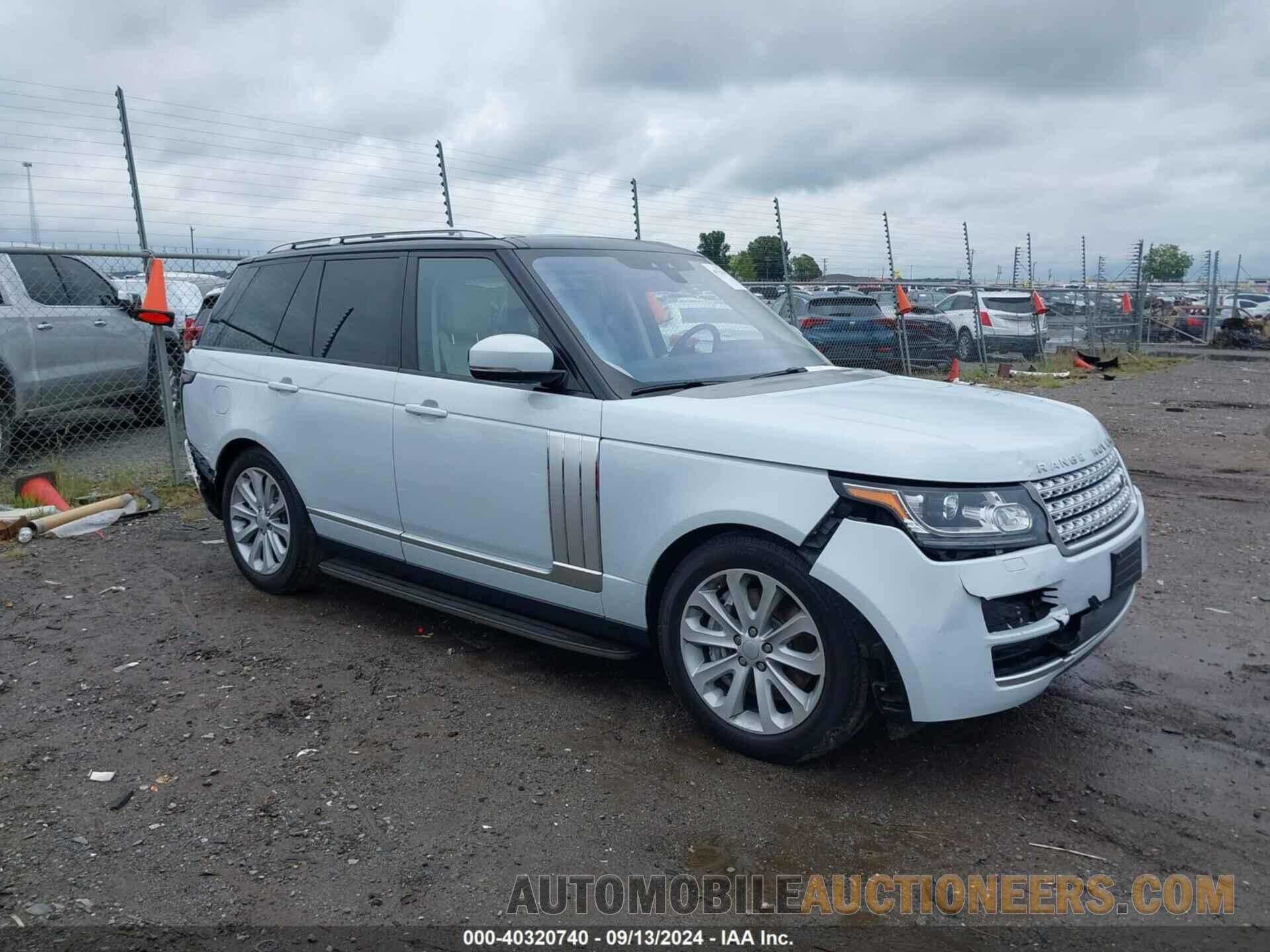 SALGS2FV3HA331483 LAND ROVER RANGE ROVER 2017